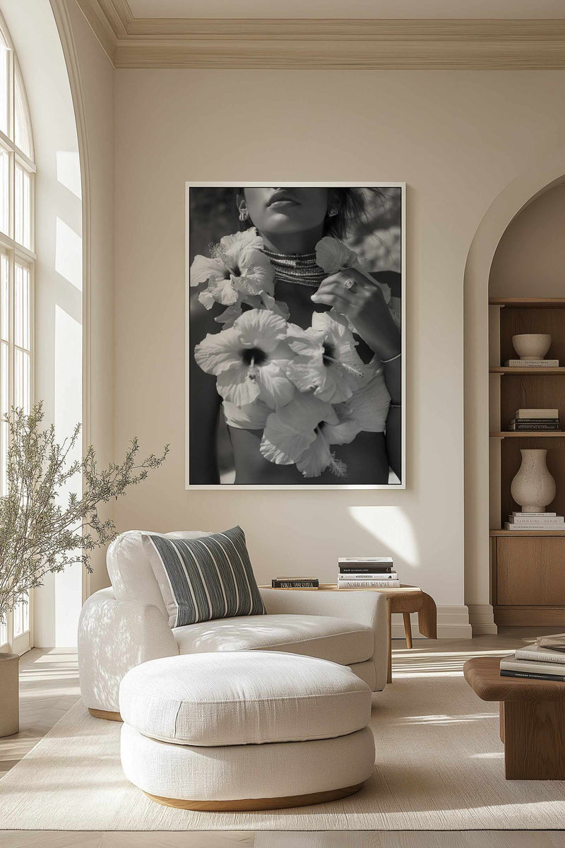 Hibiscus Lei I | Framed Canvas Art Print