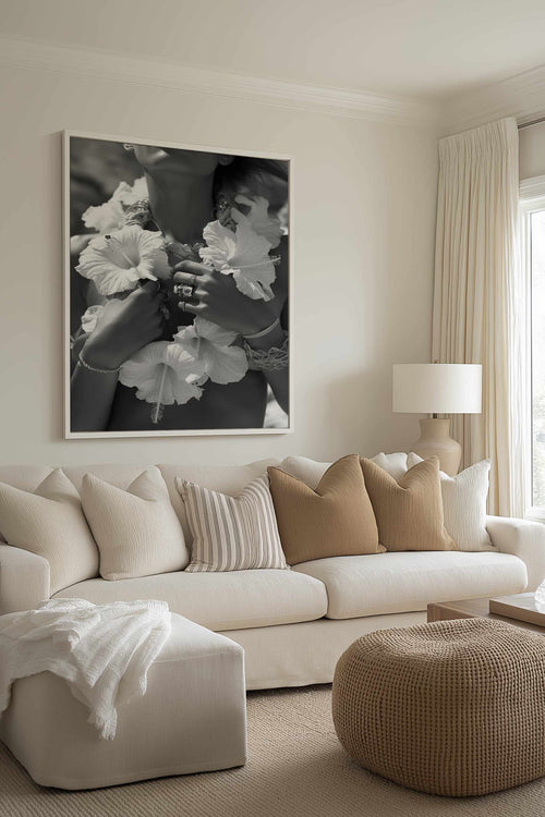 Hibiscus Lei II | Framed Canvas Art Print