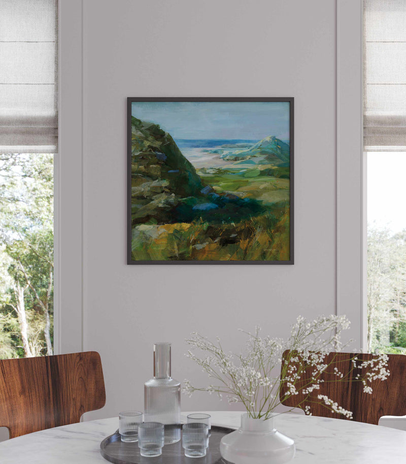 Hidden Beach | Art Print from Olive et Oriel where you can shop wallpaper and artworks online