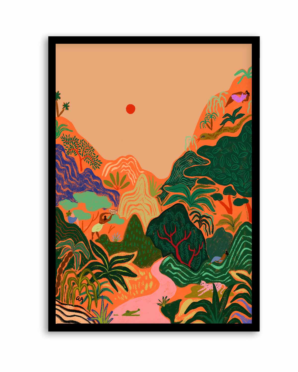 Hidden Paradise by Arty Guava | Art Print