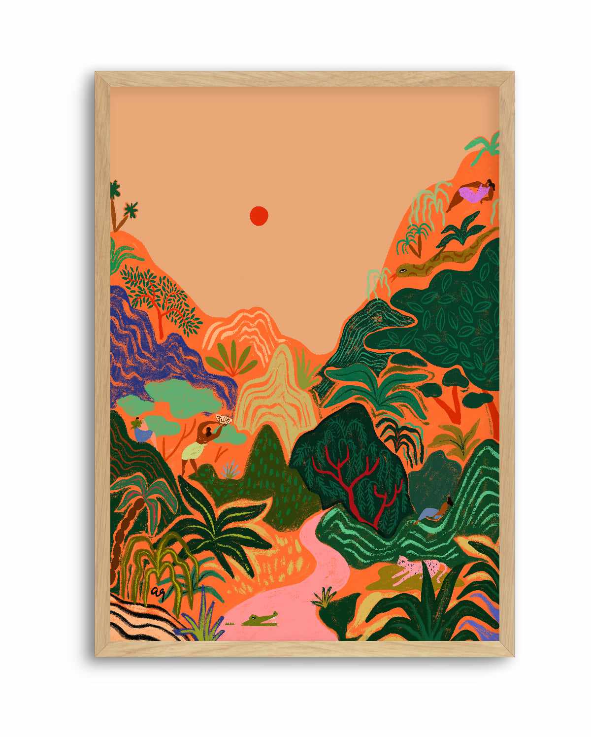 Hidden Paradise by Arty Guava | Art Print