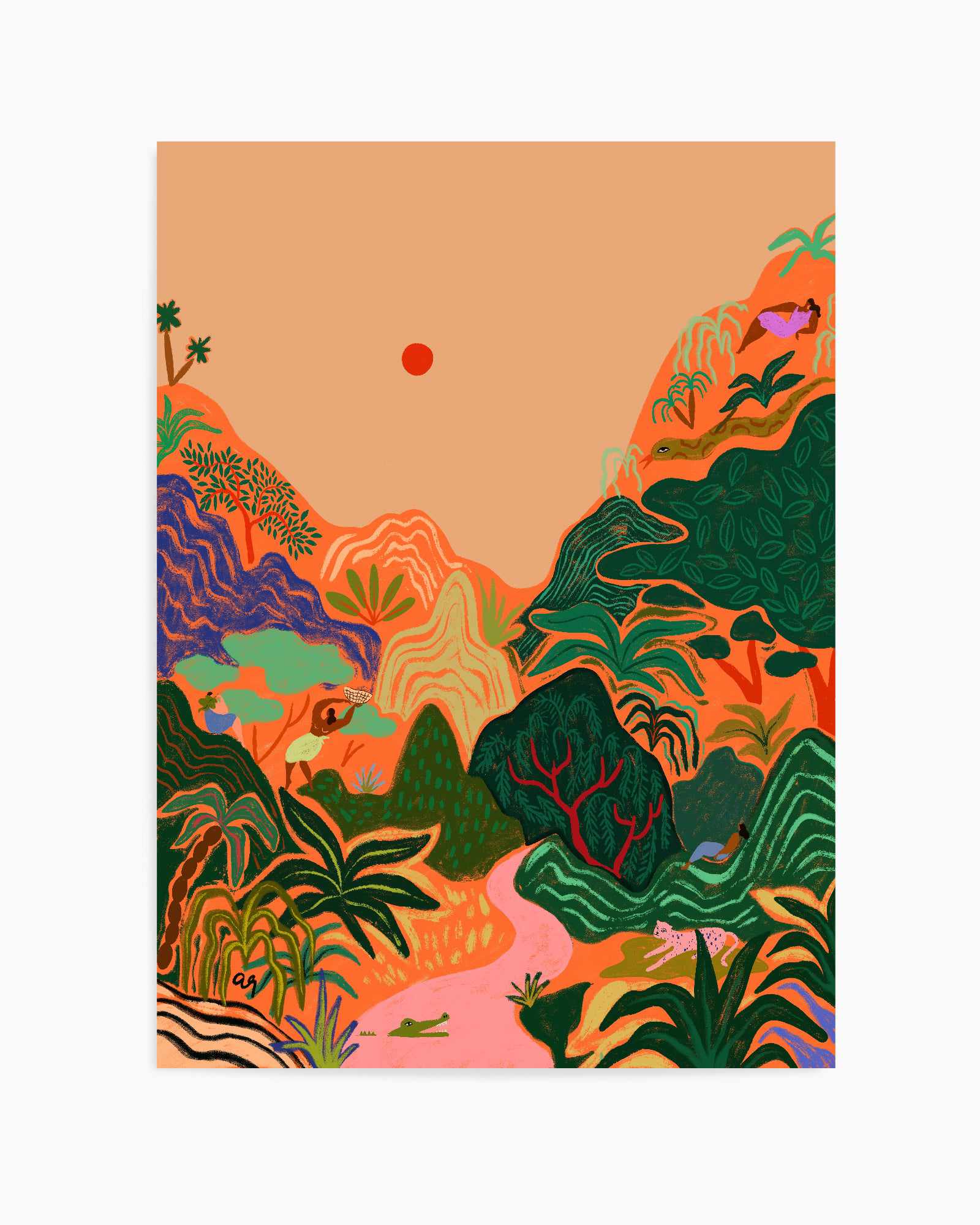 Hidden Paradise by Arty Guava | Art Print