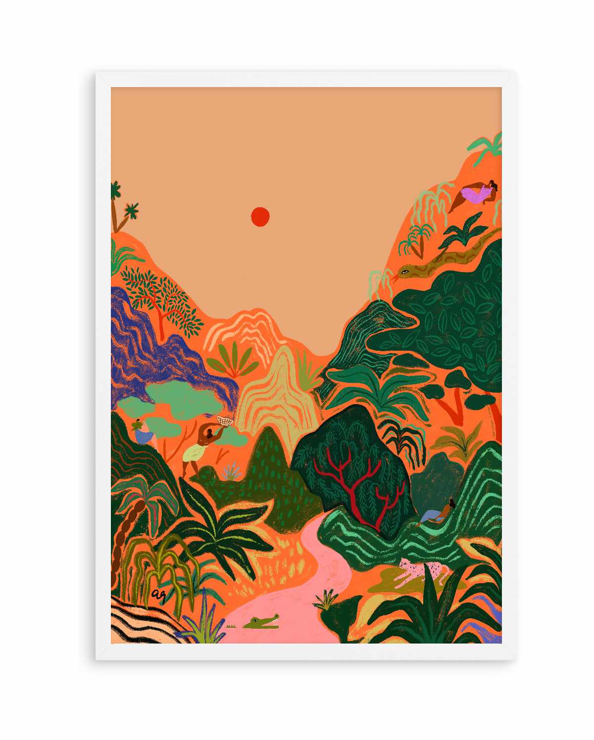 Hidden Paradise by Arty Guava | Art Print