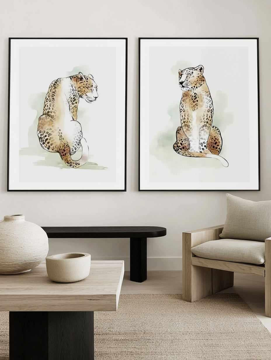 Hidden Threat I & II Art Print Set of 2 | Matching Wall Art from Olive et Oriel where you can shop wallpaper and artworks online