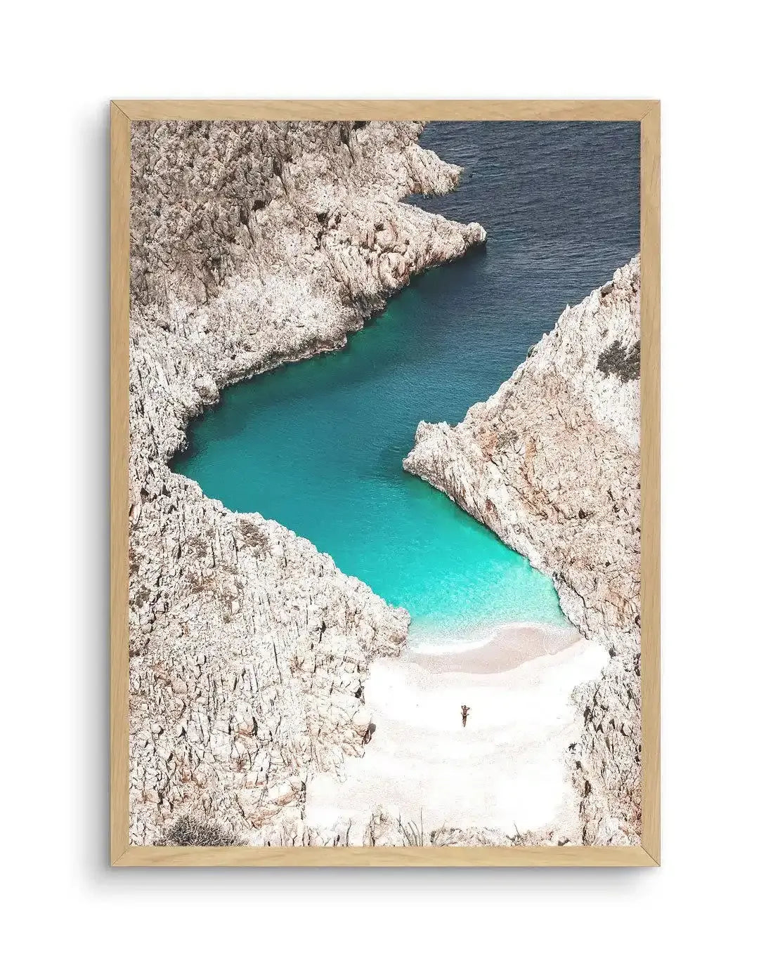 Hideaway, Crete Art Print-Shop Greece Wall Art Prints Online with Olive et Oriel - Our collection of Greek Islands art prints offer unique wall art including blue domes of Santorini in Oia, mediterranean sea prints and incredible posters from Milos and other Greece landscape photography - this collection will add mediterranean blue to your home, perfect for updating the walls in coastal, beach house style. There is Greece art on canvas and extra large wall art with fast, free shipping across Aus