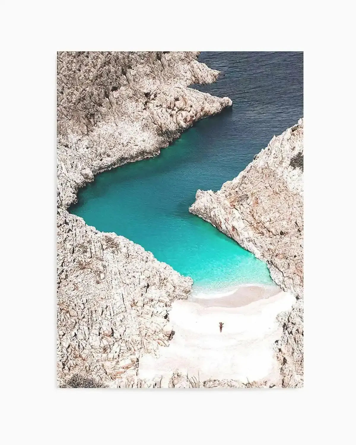 Hideaway, Crete Art Print from Olive et Oriel where you can shop wallpaper and artworks online