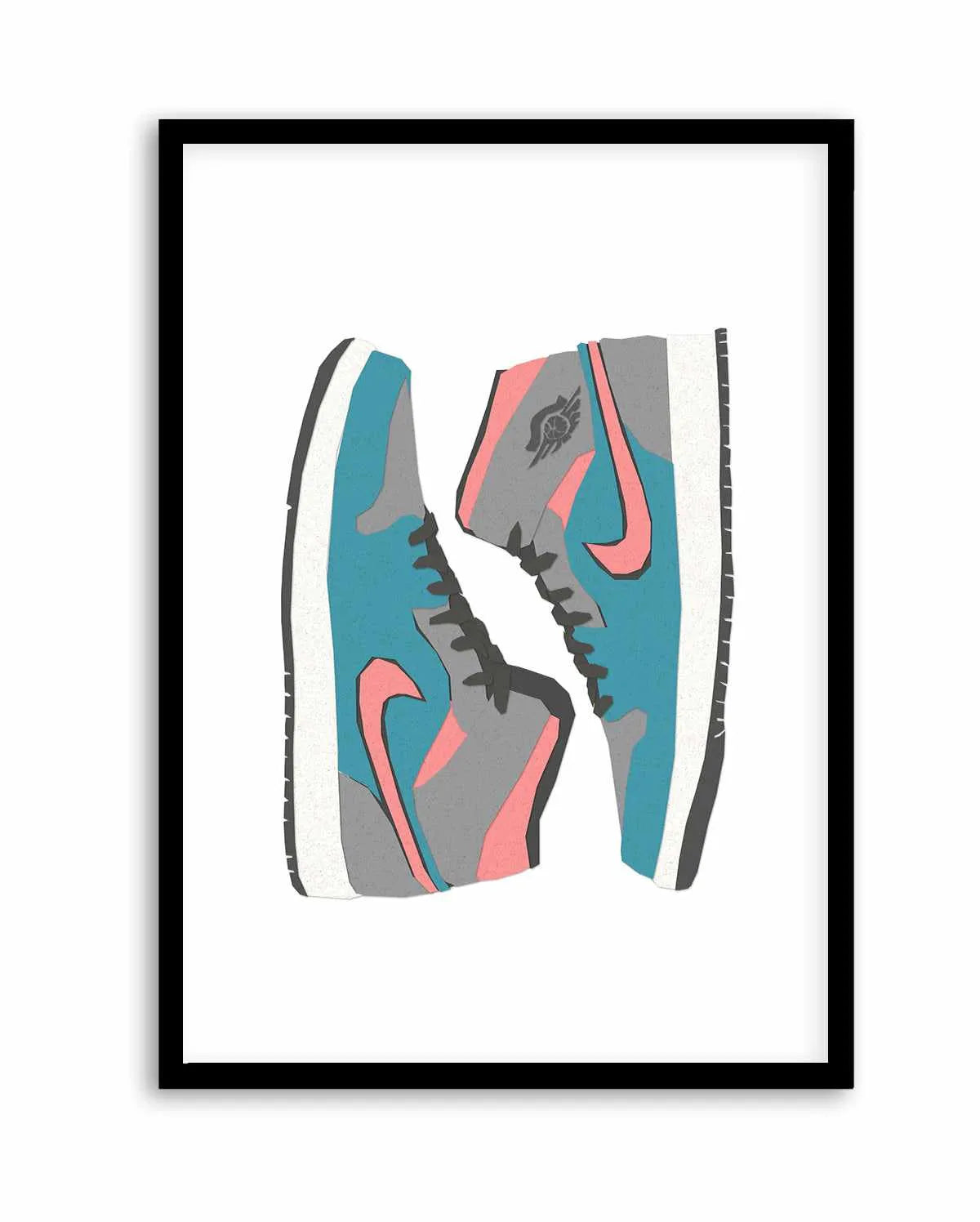 High Top Jordans | Art Print from Olive et Oriel where you can shop wallpaper and artworks online