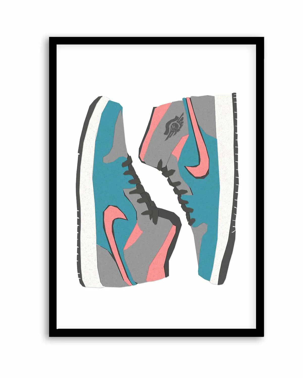 High Top Jordans | Art Print from Olive et Oriel where you can shop wallpaper and artworks online