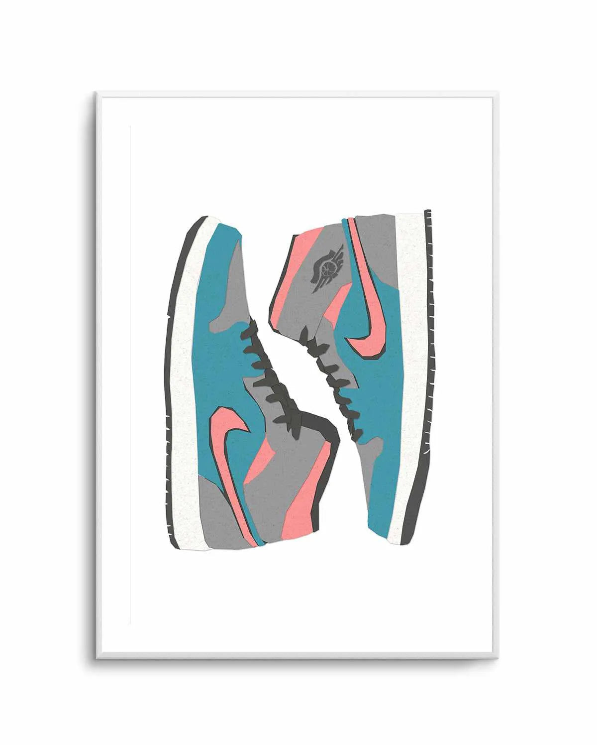 High Top Jordans | Art Print from Olive et Oriel where you can shop wallpaper and artworks online