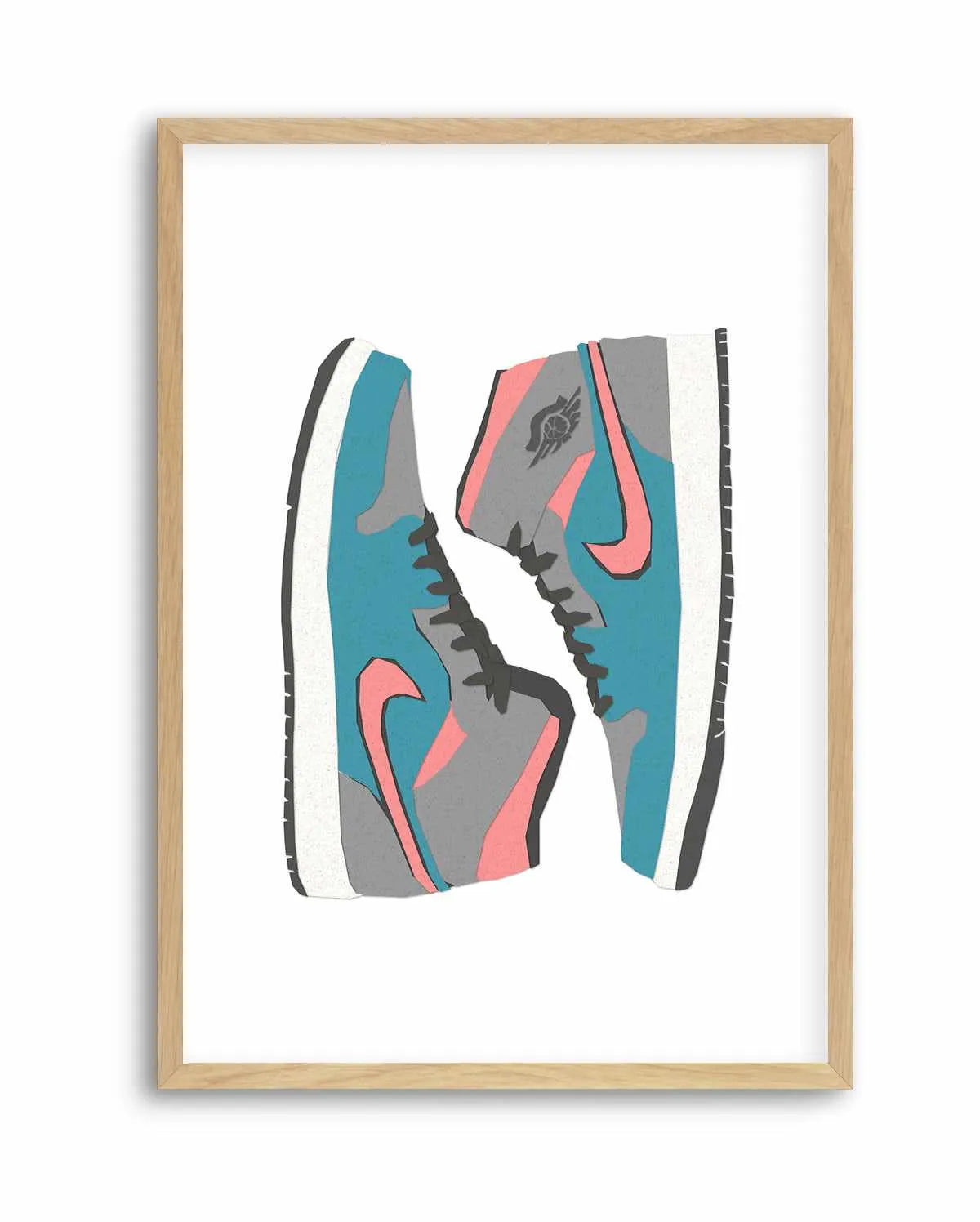 High Top Jordans | Art Print from Olive et Oriel where you can shop wallpaper and artworks online