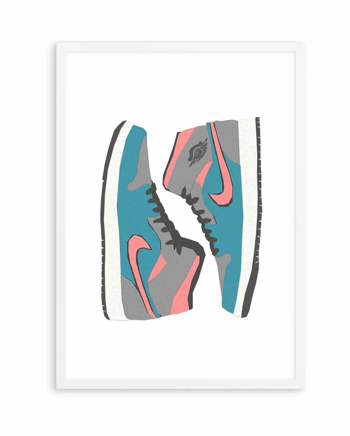 High Top Jordans | Art Print from Olive et Oriel where you can shop wallpaper and artworks online