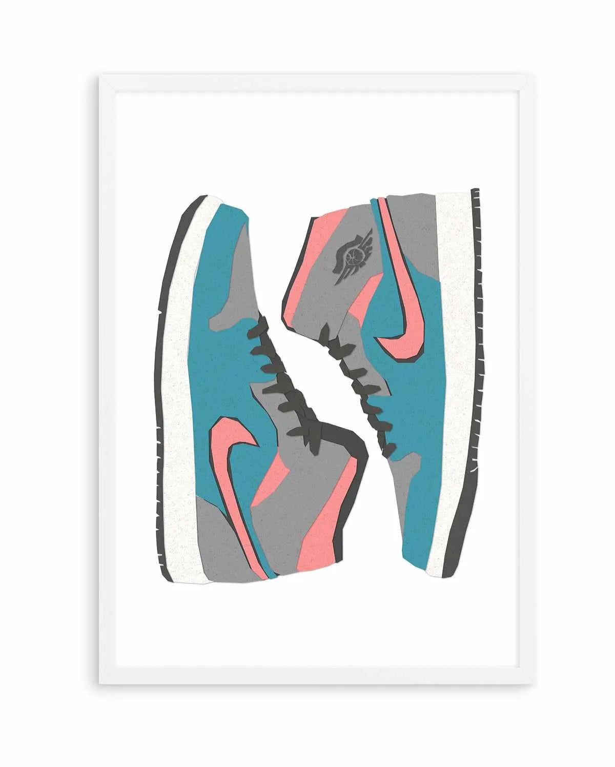 High Top Jordans | Art Print from Olive et Oriel where you can shop wallpaper and artworks online