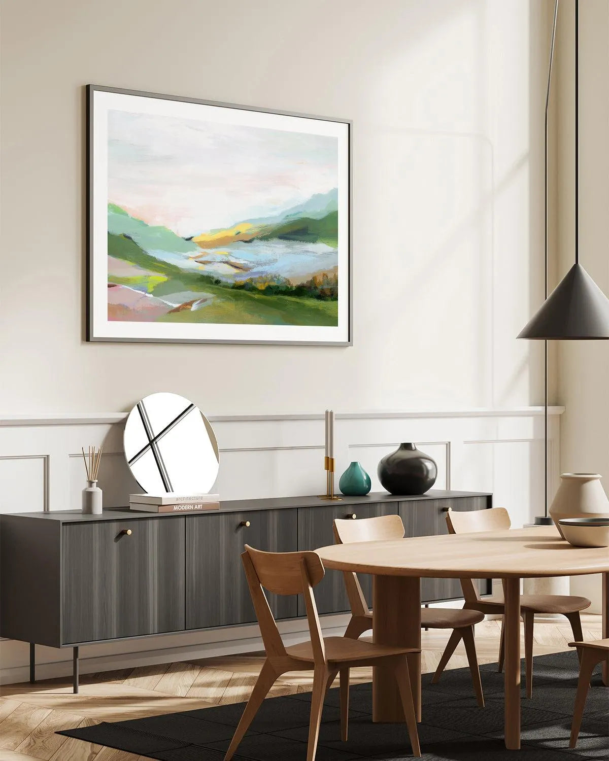 Highland II Art Print from Olive et Oriel where you can shop wallpaper and artworks online