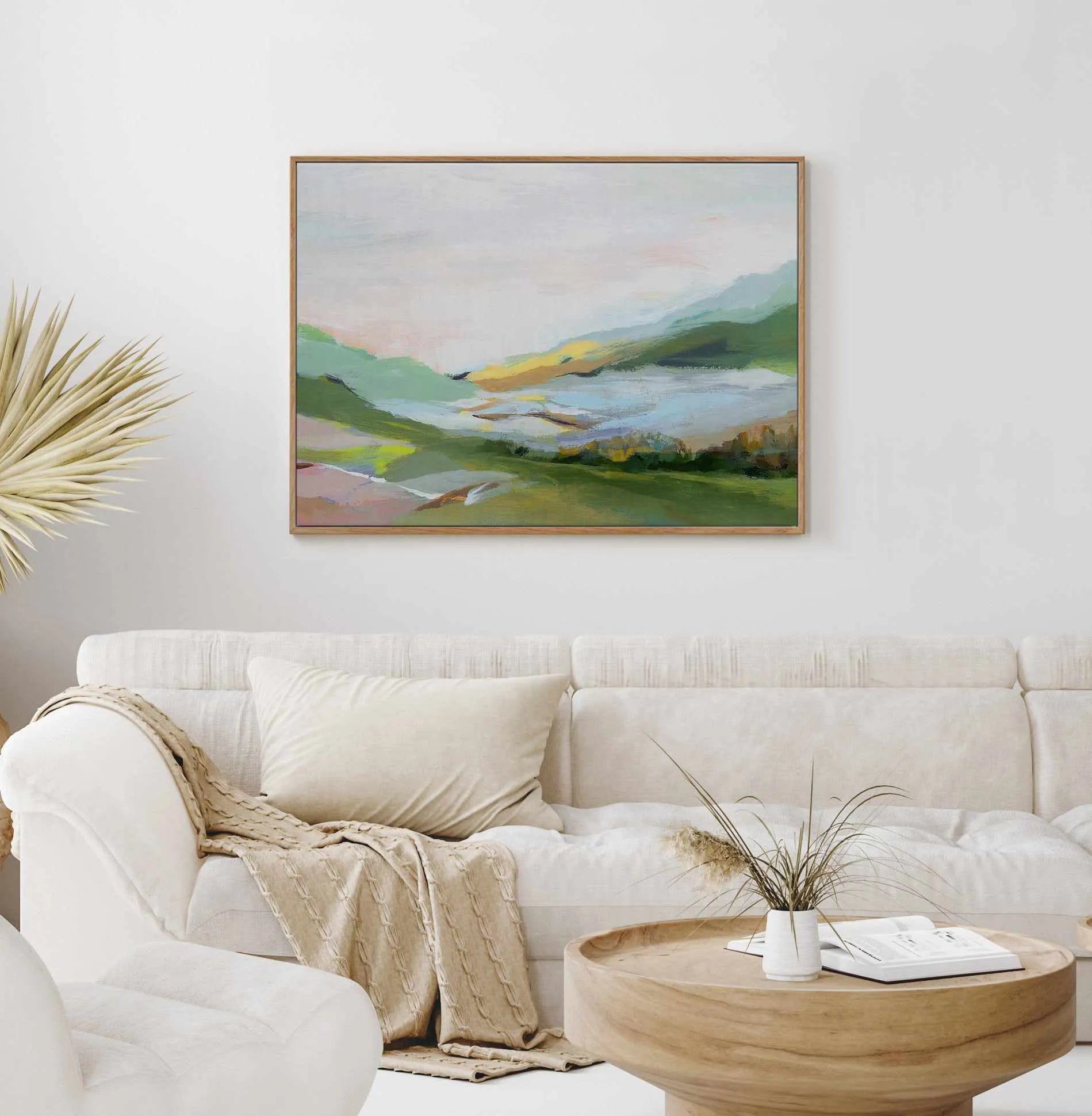 Highland II | Framed Canvas Art Print from Olive et Oriel where you can shop wallpaper and artworks online