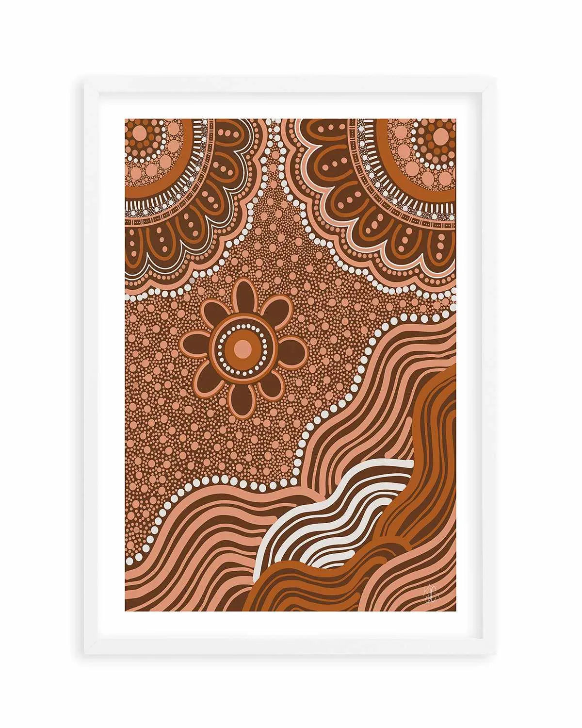 Hills of Happiness by Kiz Costelloe Art Print from Olive et Oriel where you can shop wallpaper and artworks online