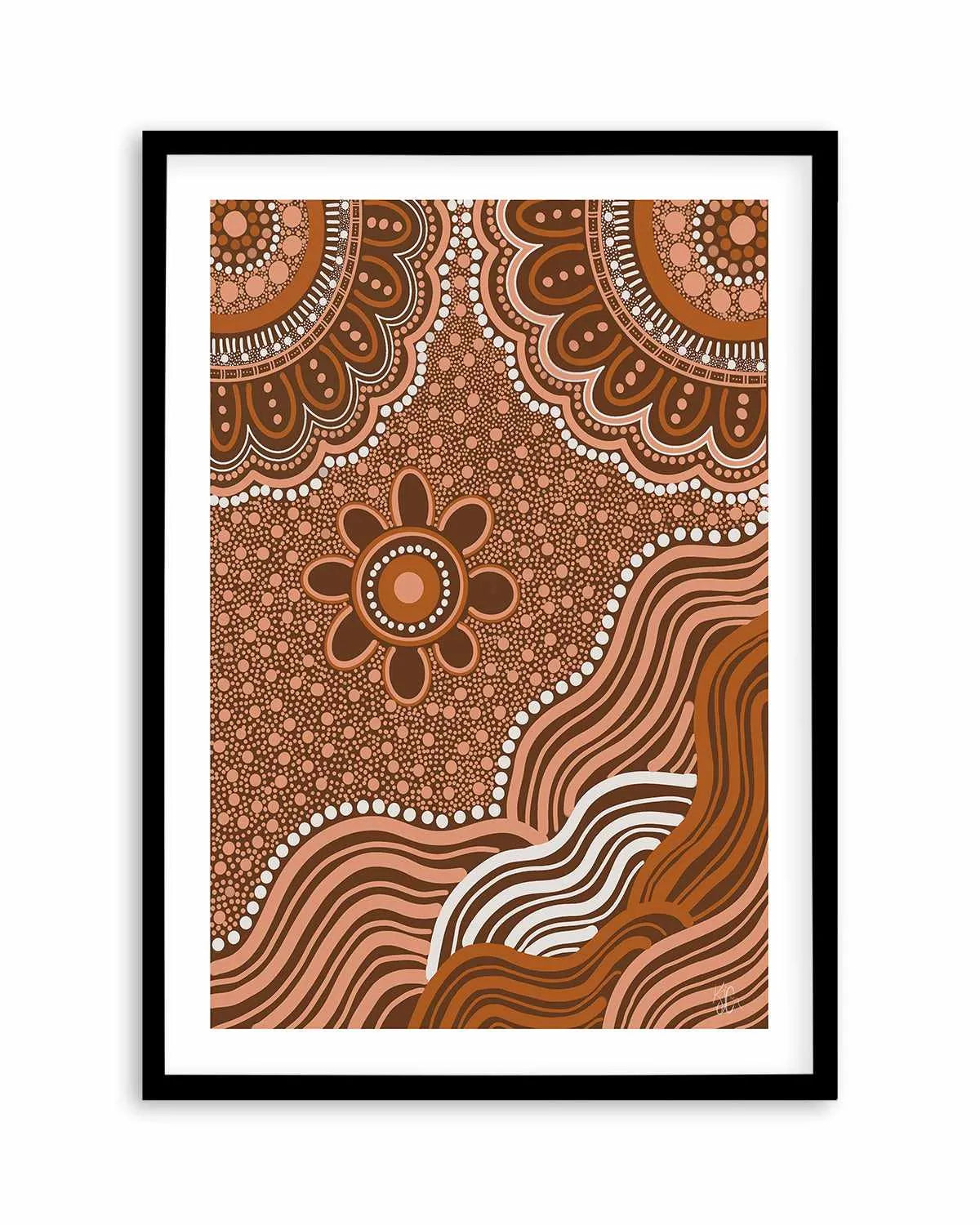 Hills of Happiness by Kiz Costelloe Art Print from Olive et Oriel where you can shop wallpaper and artworks online