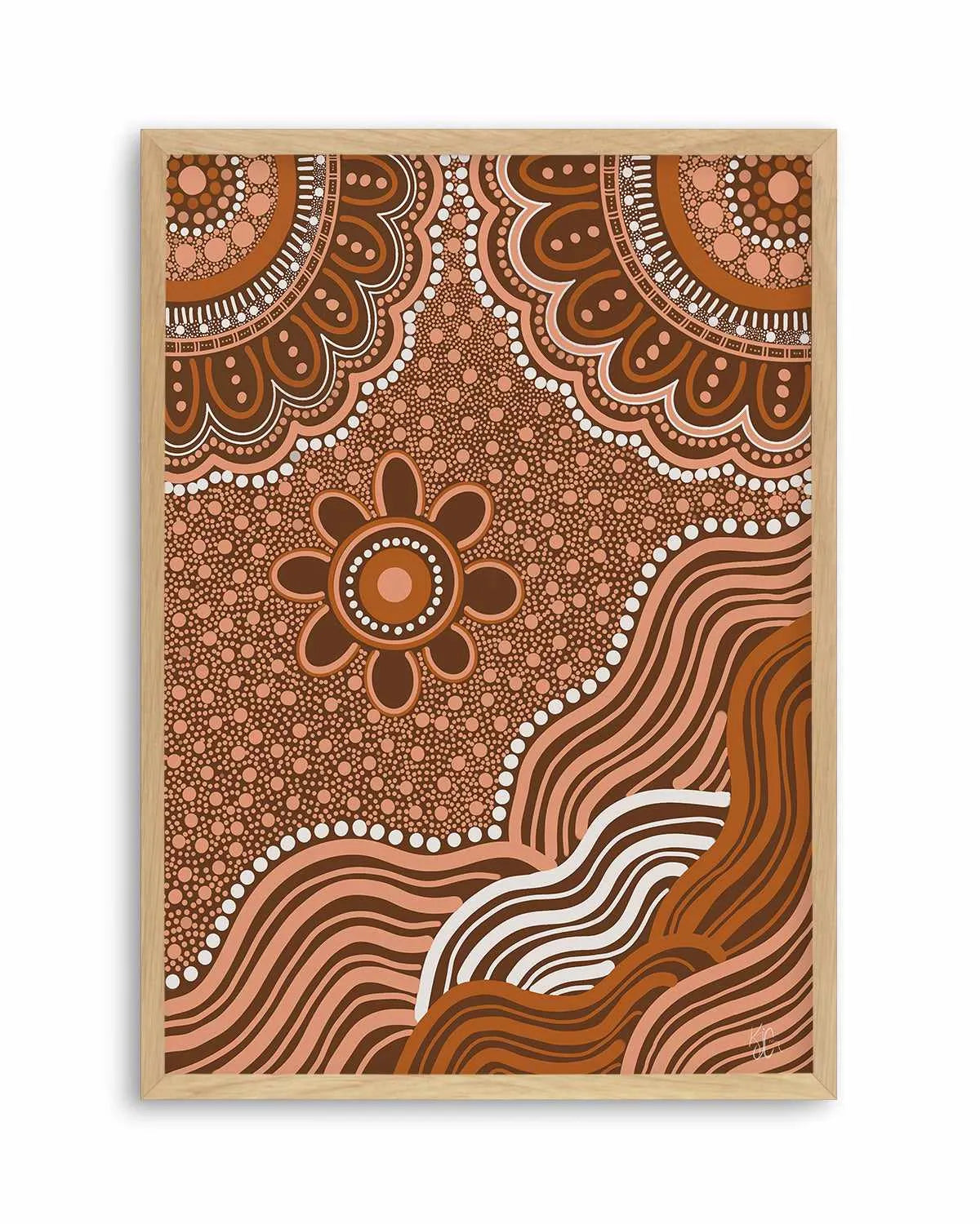 Hills of Happiness by Kiz Costelloe Art Print from Olive et Oriel where you can shop wallpaper and artworks online