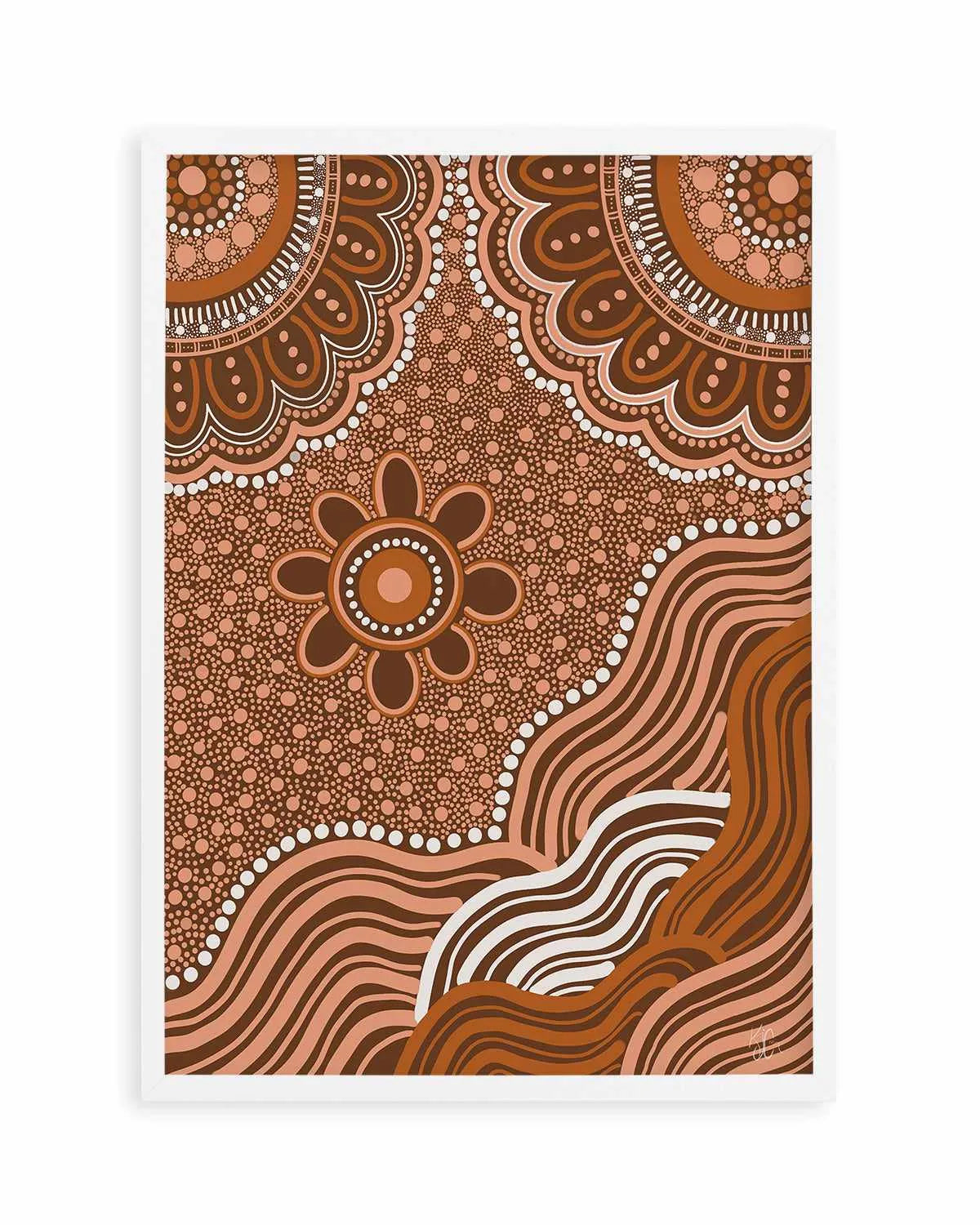 Hills of Happiness by Kiz Costelloe Art Print from Olive et Oriel where you can shop wallpaper and artworks online