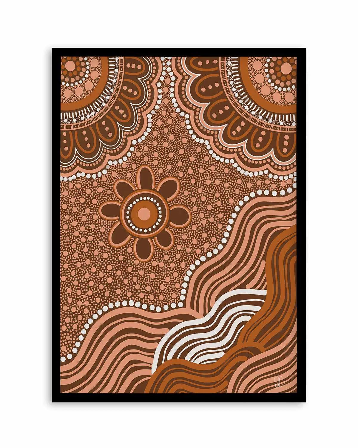 Hills of Happiness by Kiz Costelloe Art Print from Olive et Oriel where you can shop wallpaper and artworks online