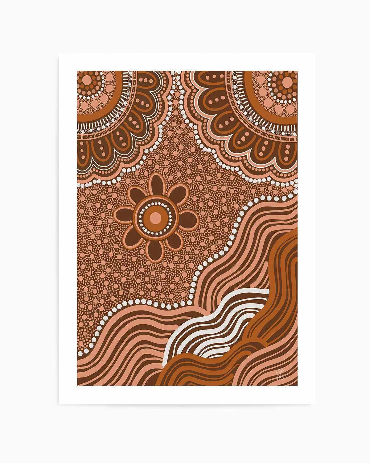 Hills of Happiness by Kiz Costelloe Art Print from Olive et Oriel where you can shop wallpaper and artworks online