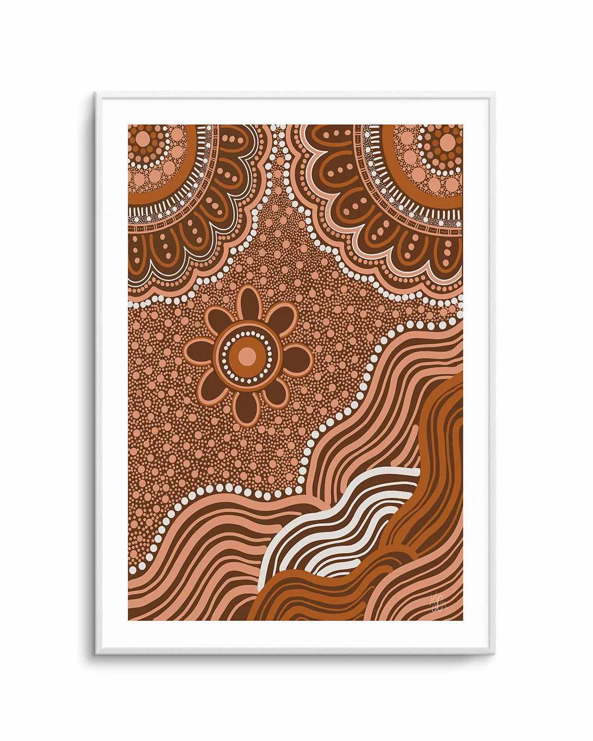 Hills of Happiness by Kiz Costelloe Art Print from Olive et Oriel where you can shop wallpaper and artworks online