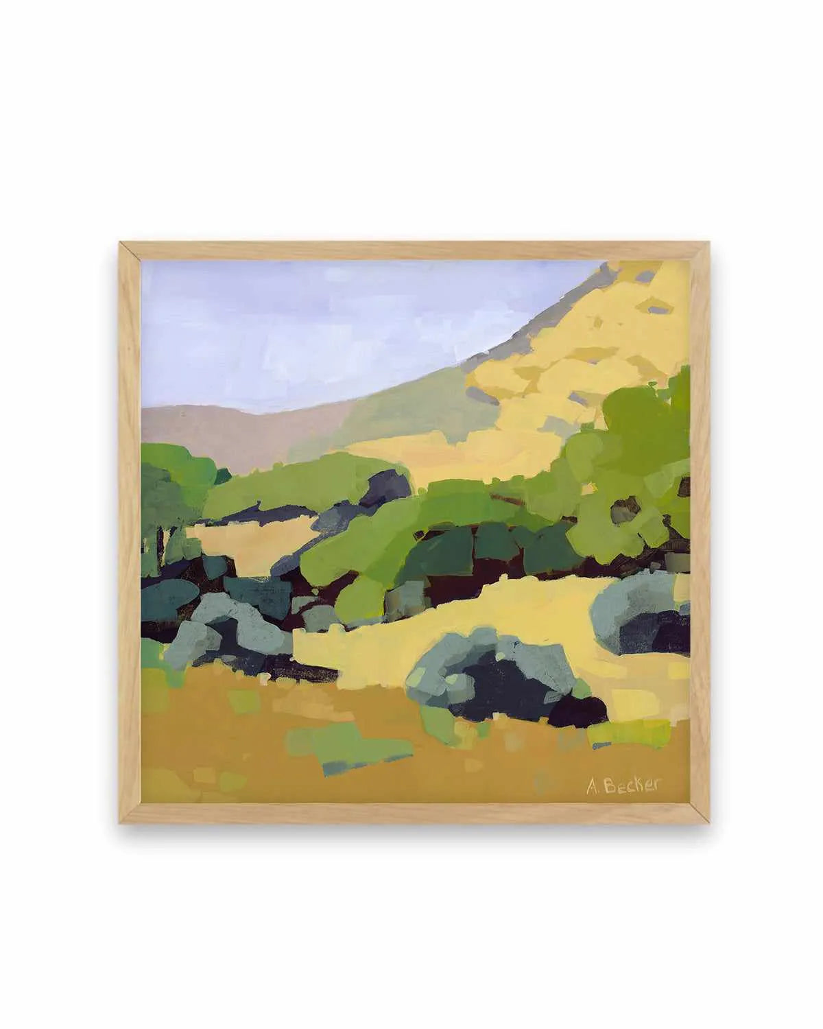 Hillside by Anne Becker Art Print from Olive et Oriel where you can shop wallpaper and artworks online