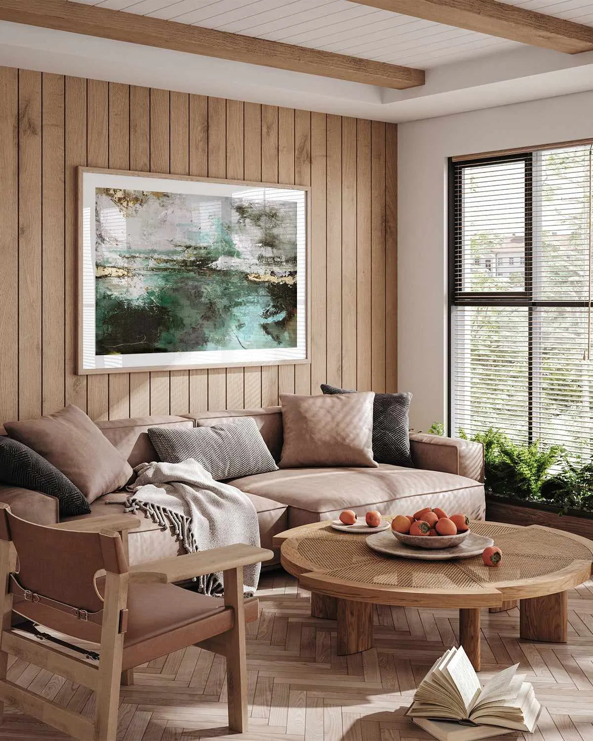 Hillside by Design Fabrikken Art Print from Olive et Oriel where you can shop wallpaper and artworks online