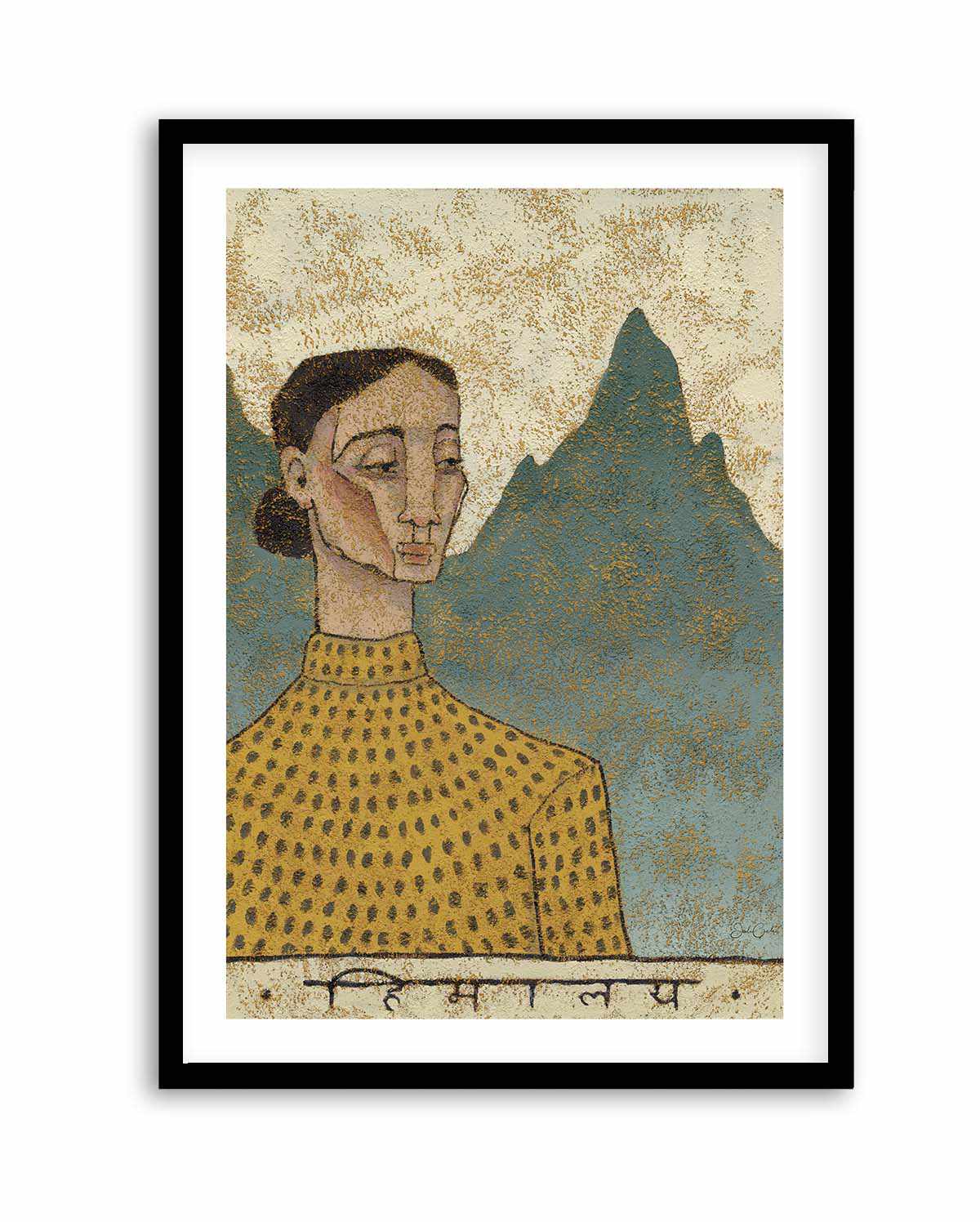 Himalaya is calling by Julie Celina | Art Print