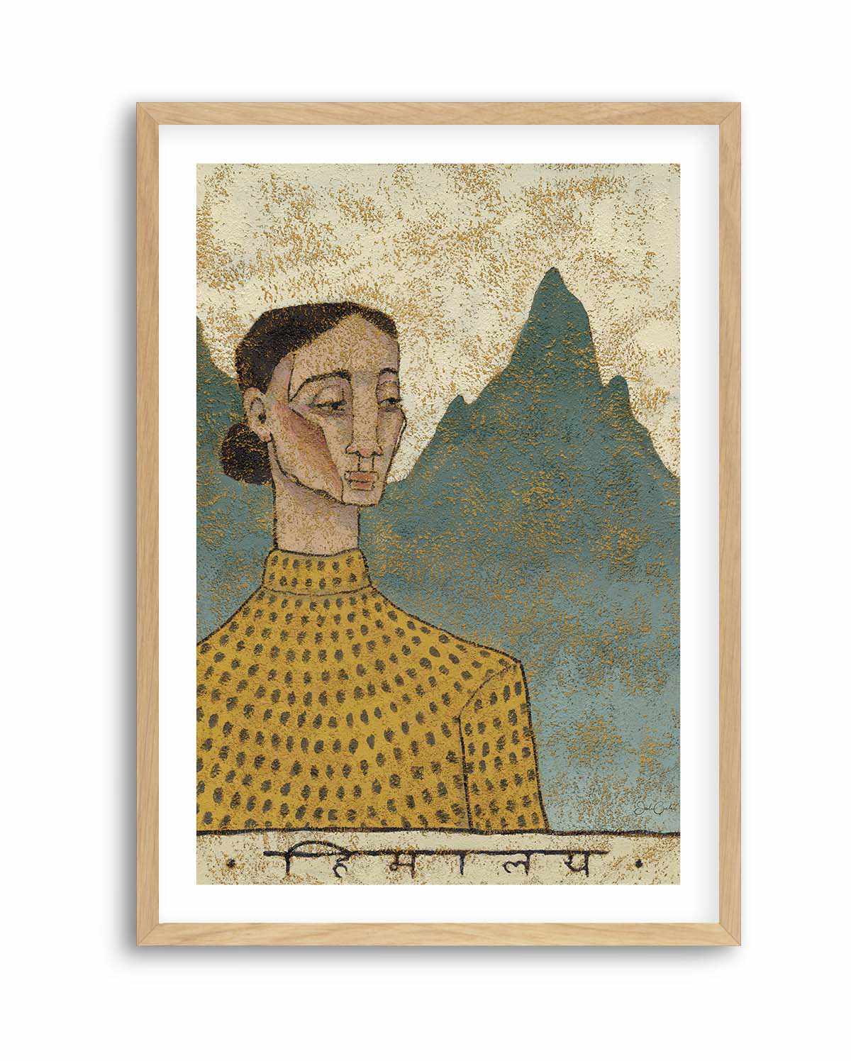 Himalaya is calling by Julie Celina | Art Print