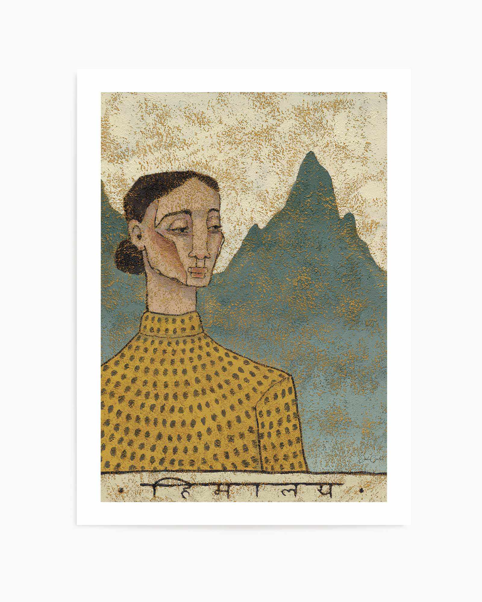 Himalaya is calling by Julie Celina | Art Print