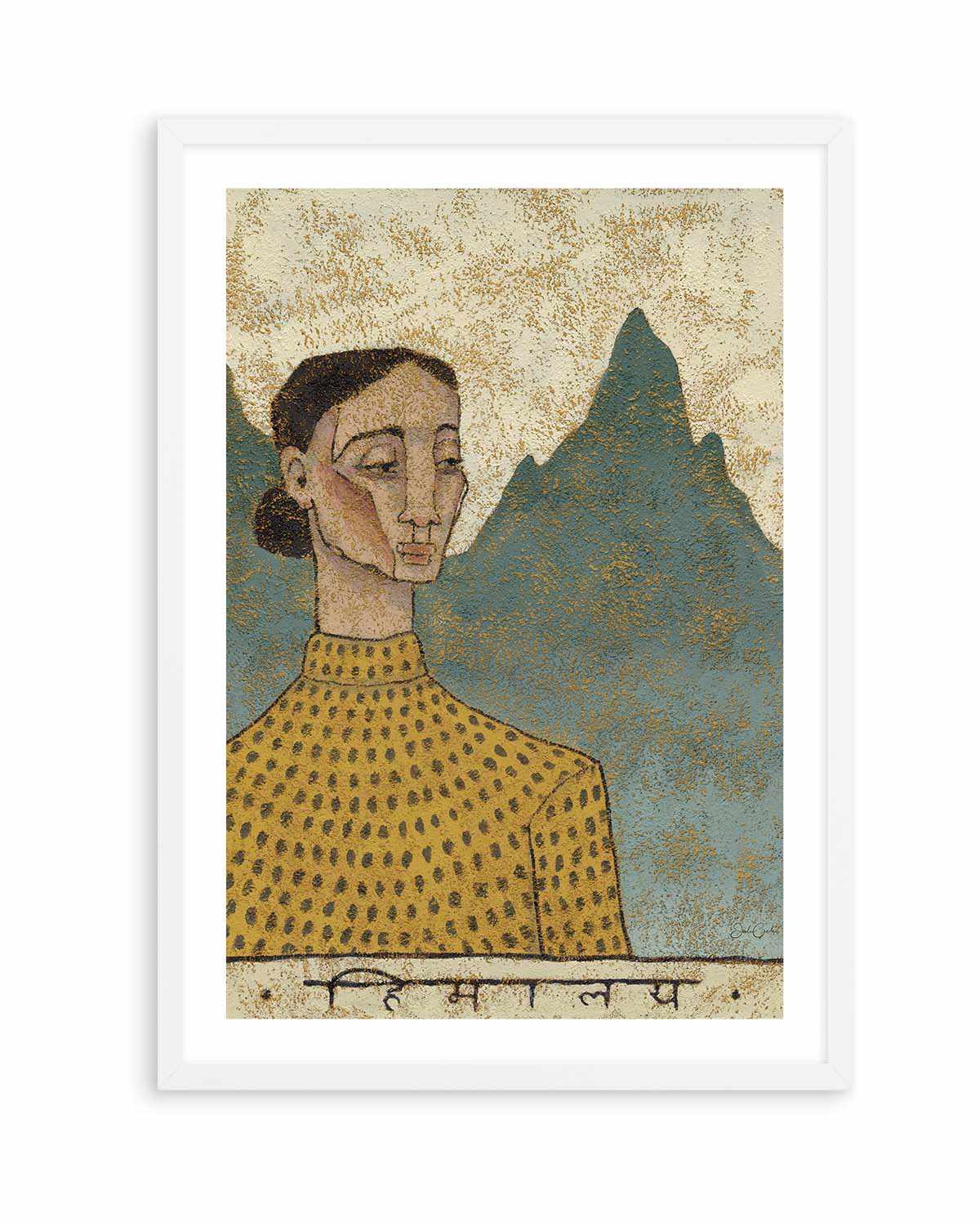 Himalaya is calling by Julie Celina | Art Print