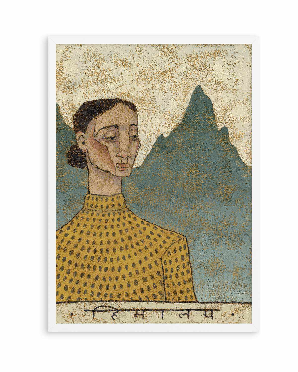 Himalaya is calling by Julie Celina | Art Print