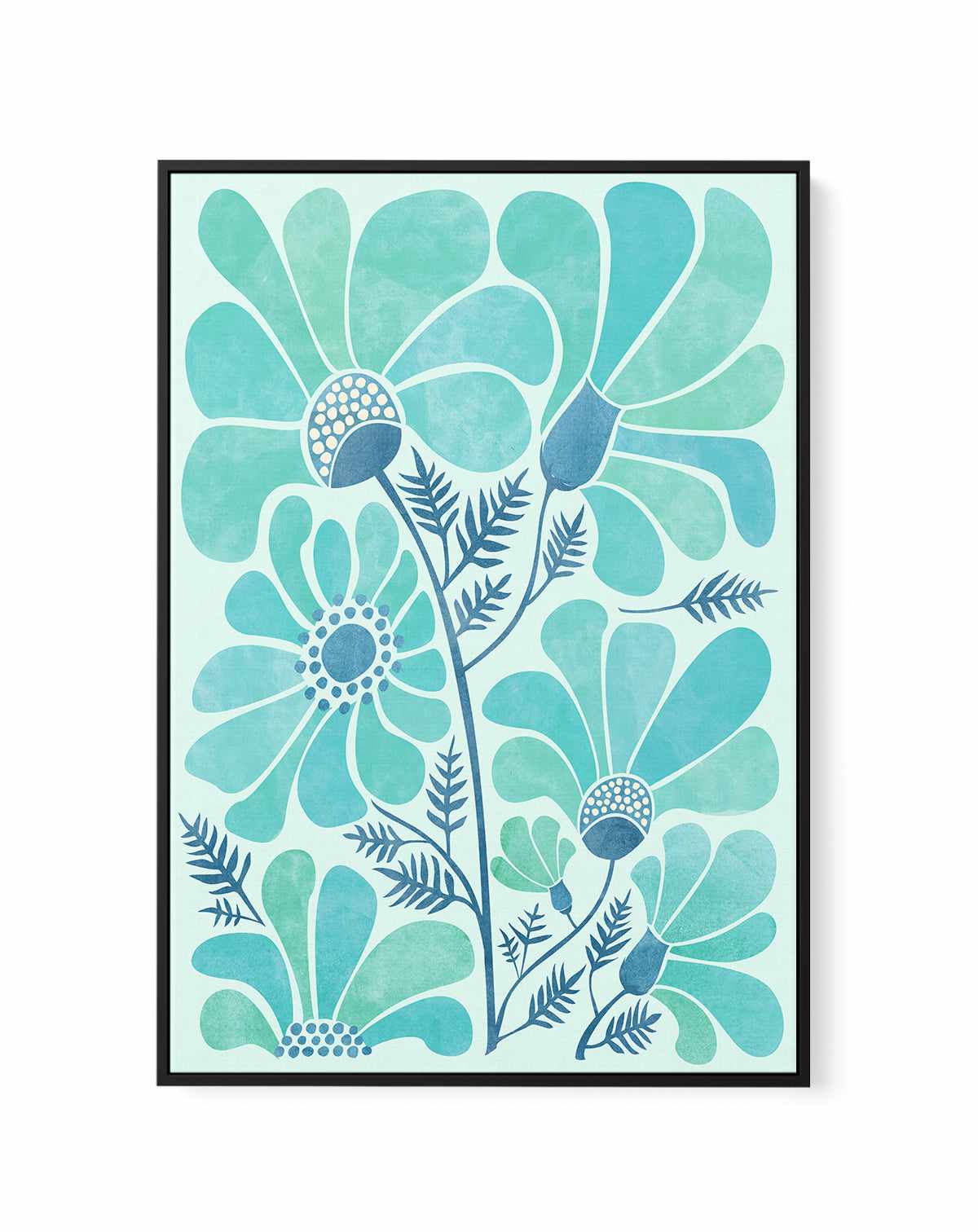 Himalayan Blue Poppies by Kristian Gallagher | Framed Canvas Art Print