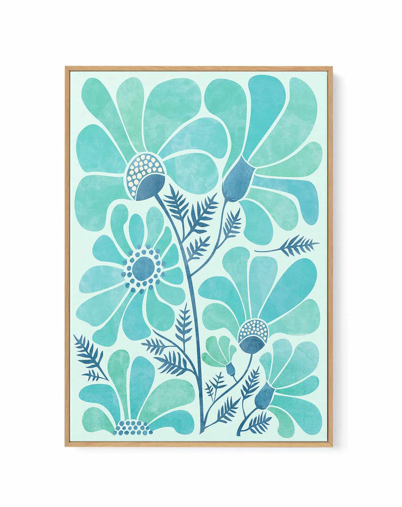 Himalayan Blue Poppies by Kristian Gallagher | Framed Canvas Art Print
