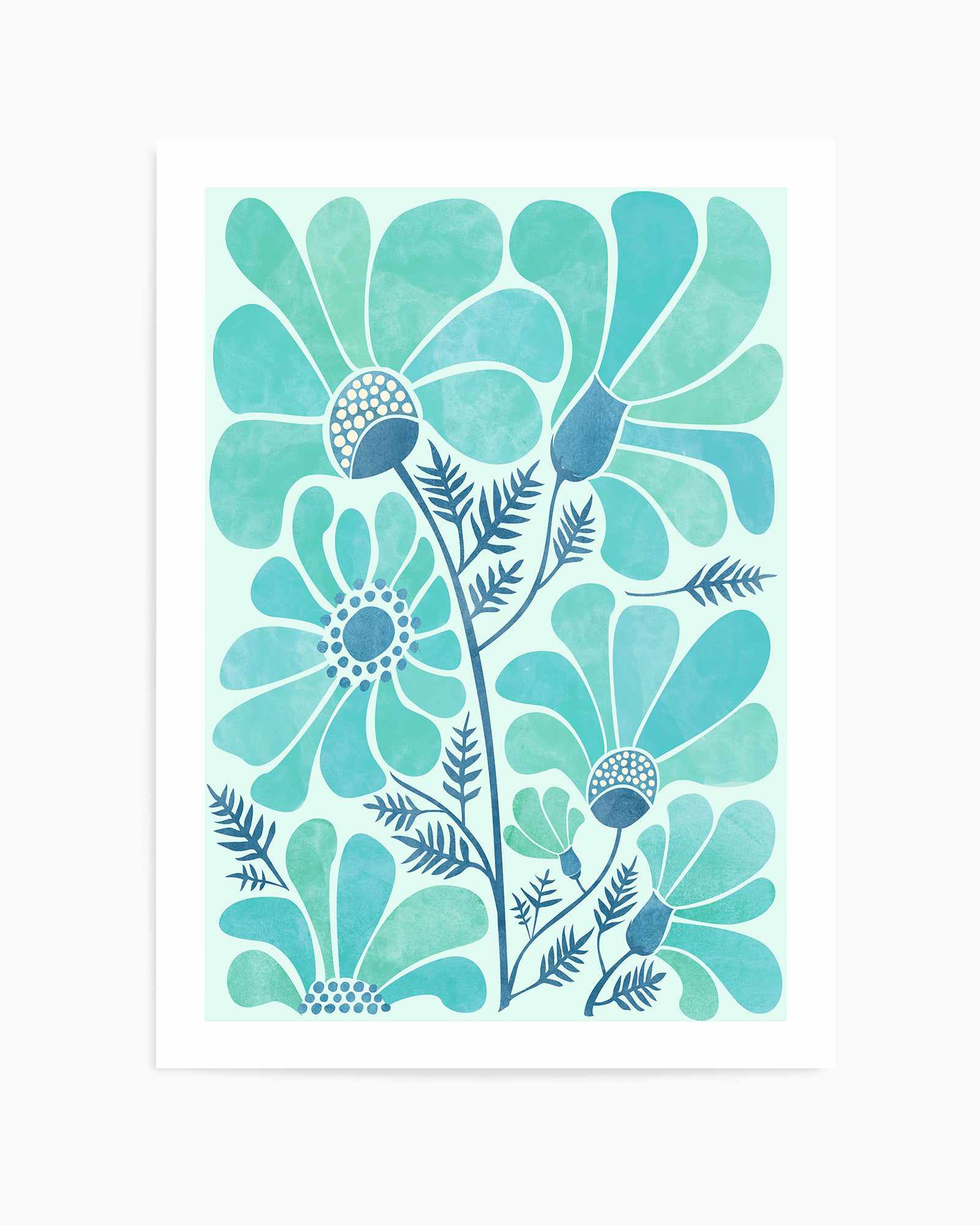 Himalayan Blue Poppies by Kristian Gallagher | Art Print