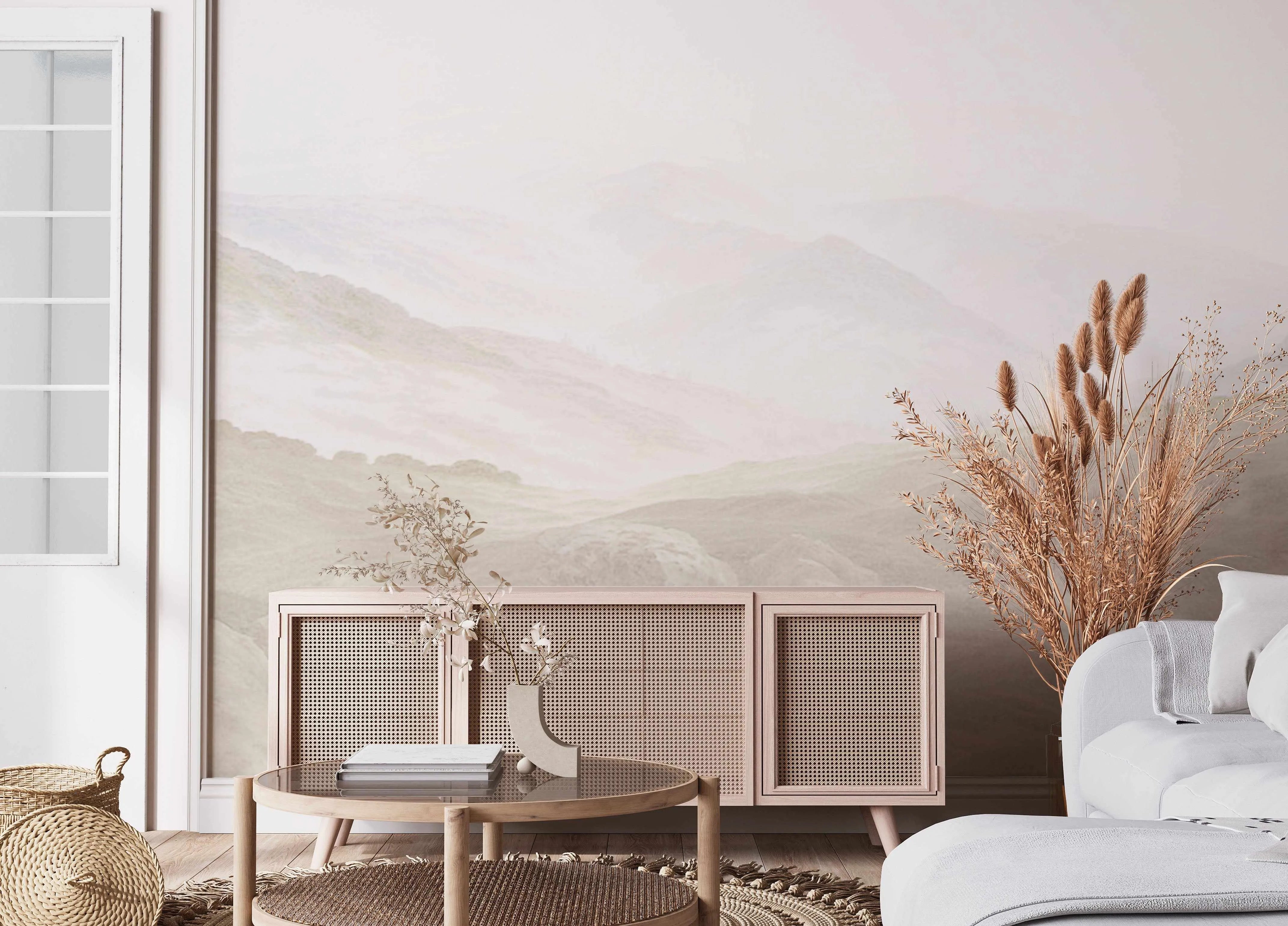 Hinterlands Wallpaper Mural from Olive et Oriel where you can shop wallpaper and artworks online