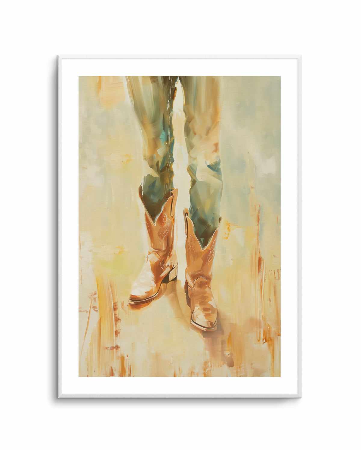 His Boots | Art Print