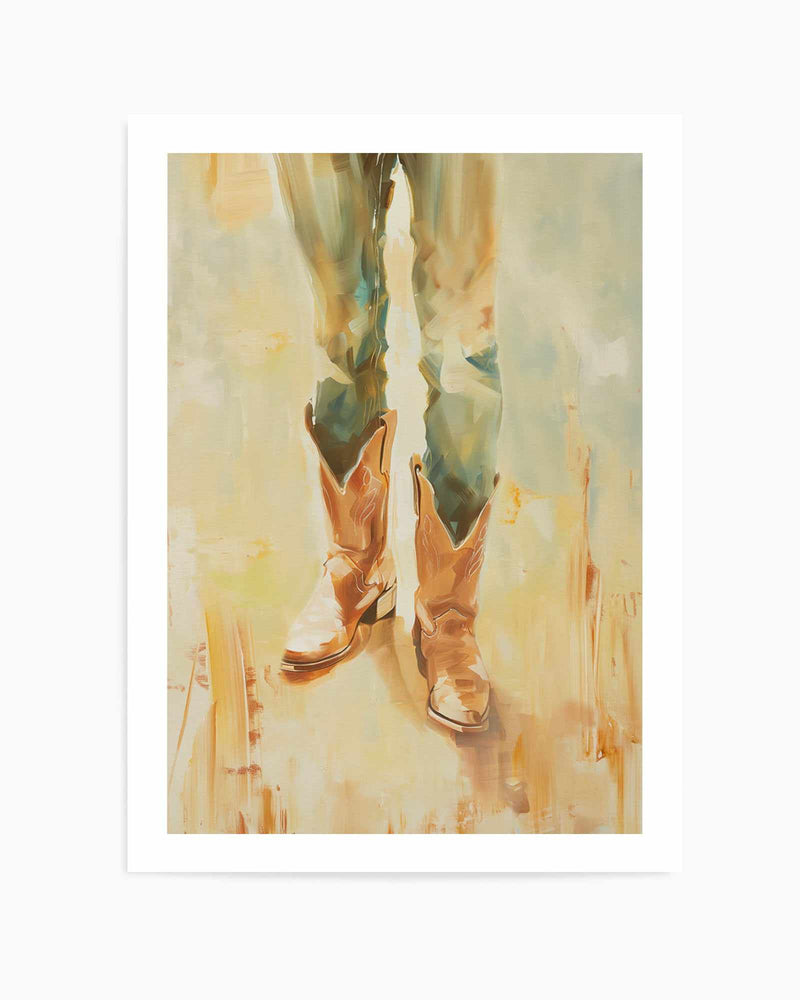 His Boots | Art Print