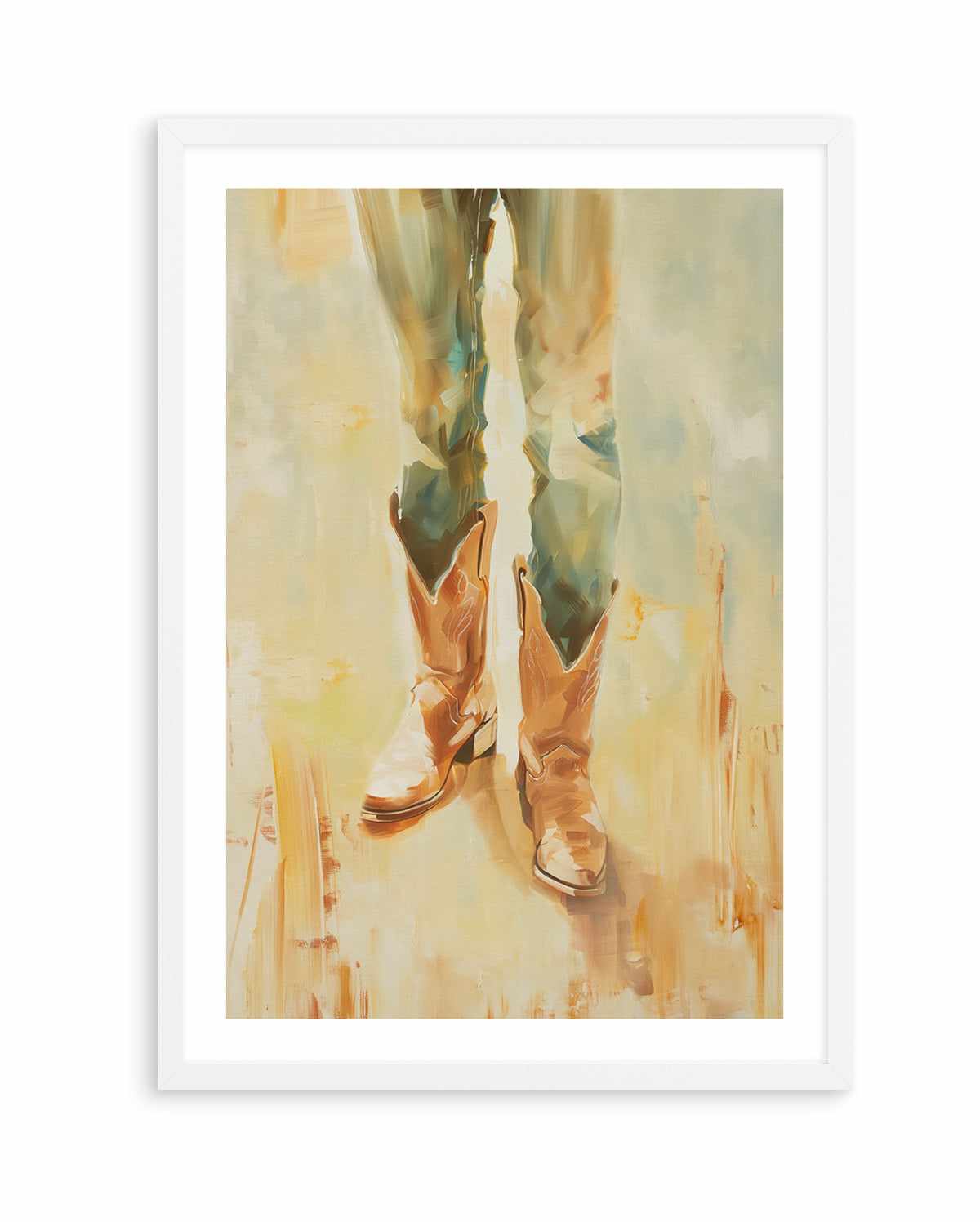 His Boots | Art Print