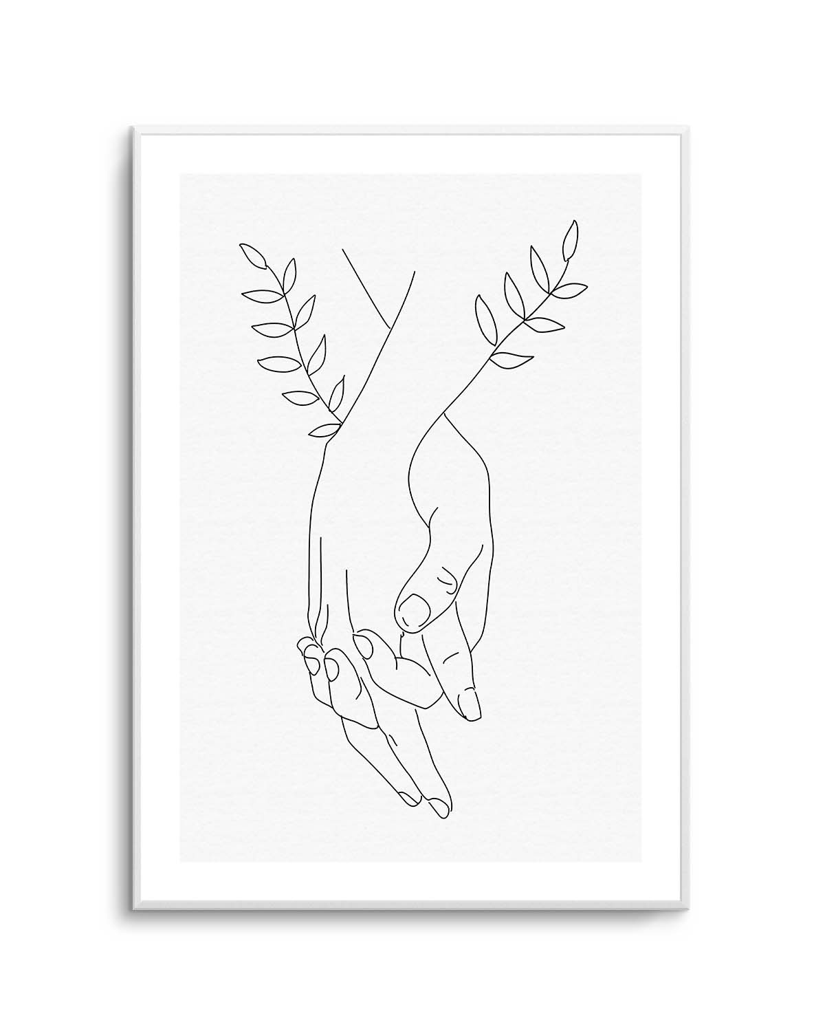 Holding Hands By Petra Lizde | Art Print