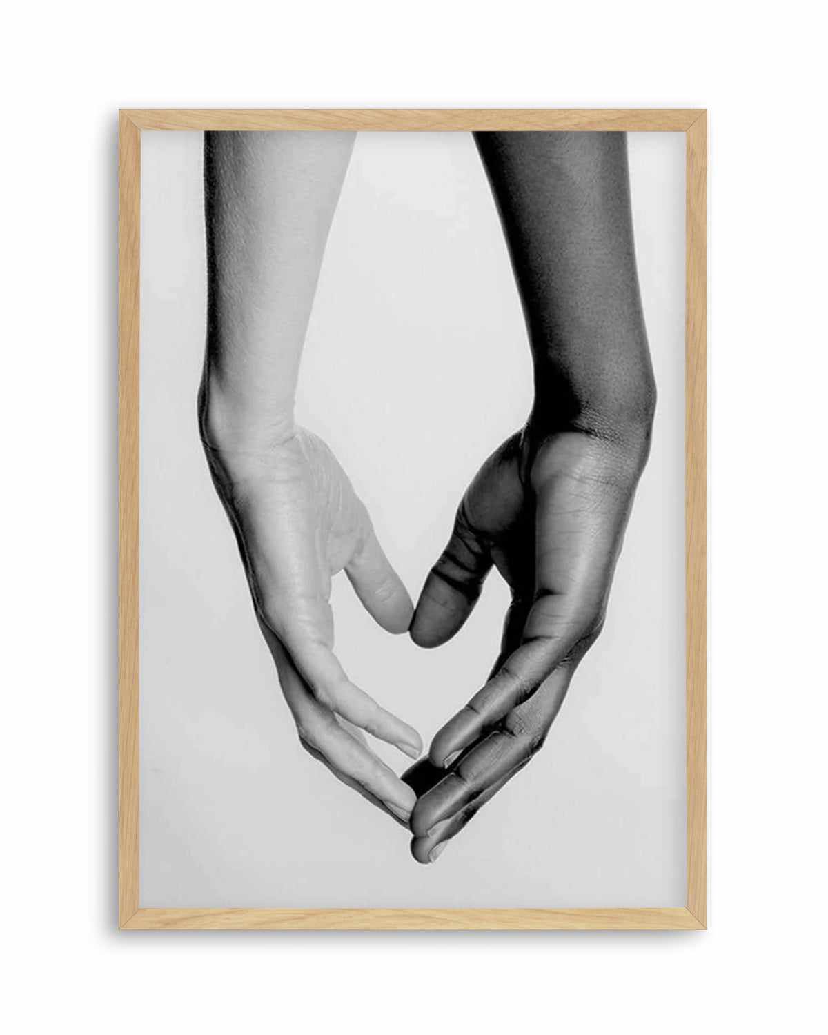 Holding Hands I Art Print