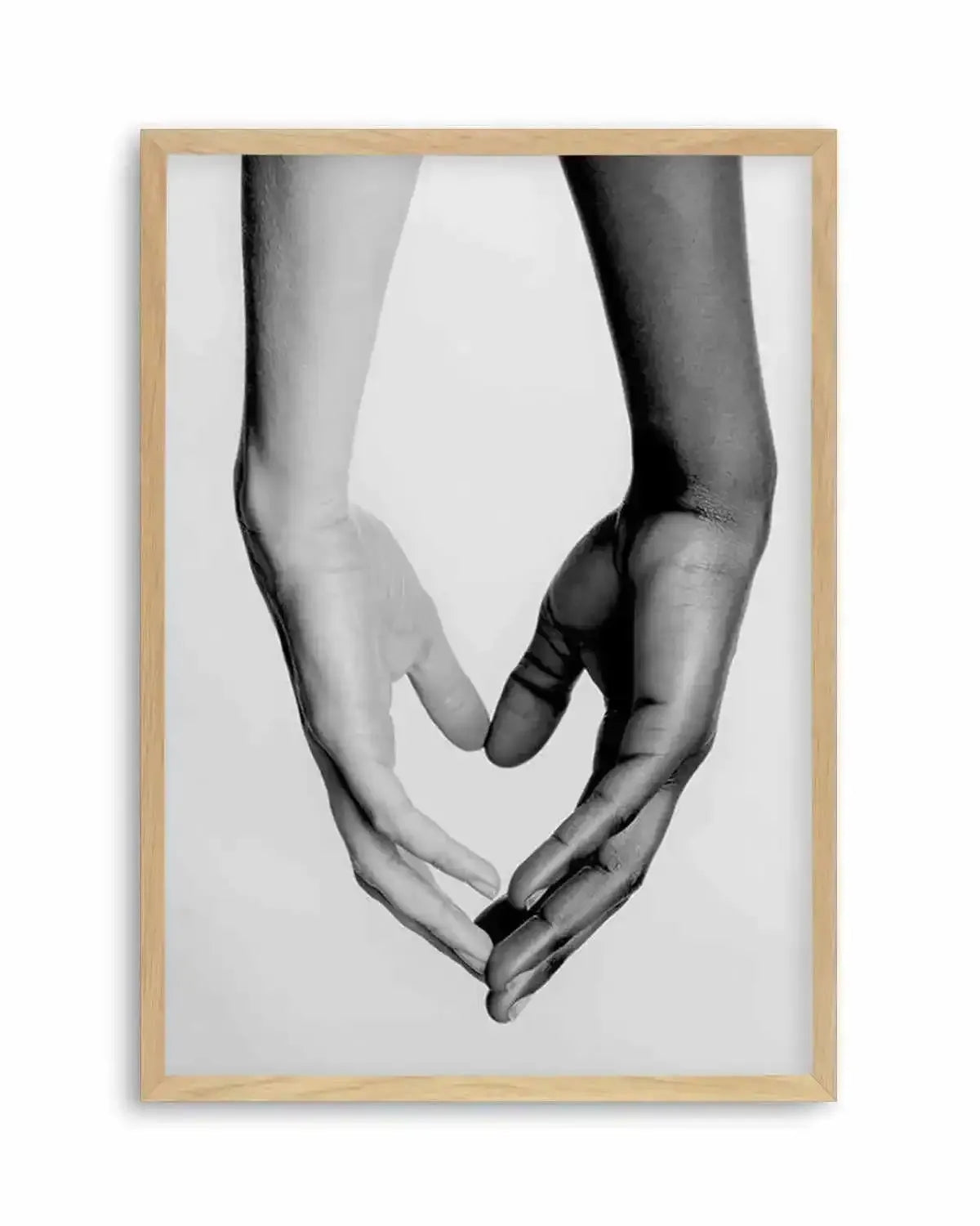 Holding Hands I Art Print from Olive et Oriel where you can shop wallpaper and artworks online