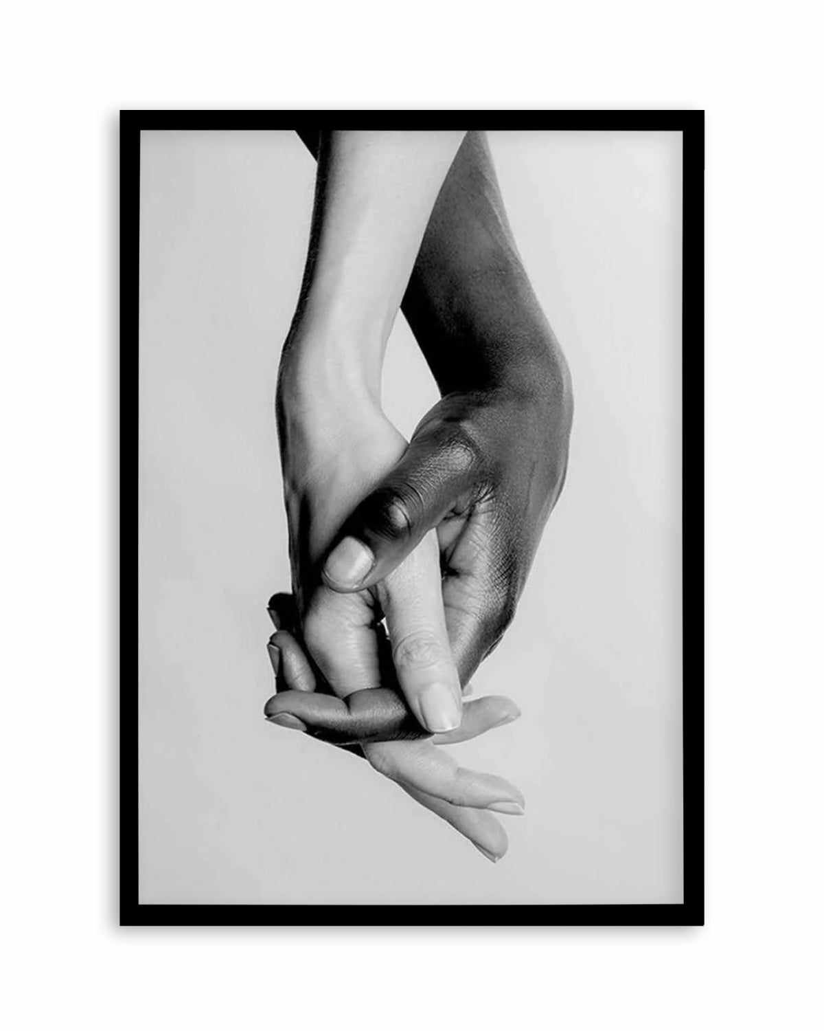 Holding Hands II Art Print