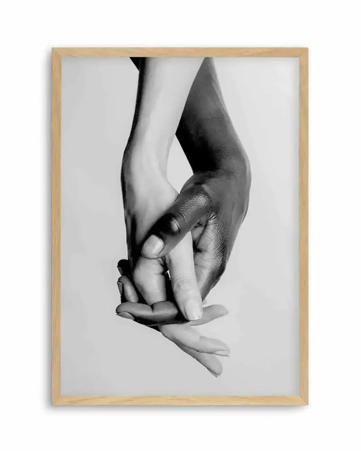 Holding Hands II Art Print from Olive et Oriel where you can shop wallpaper and artworks online
