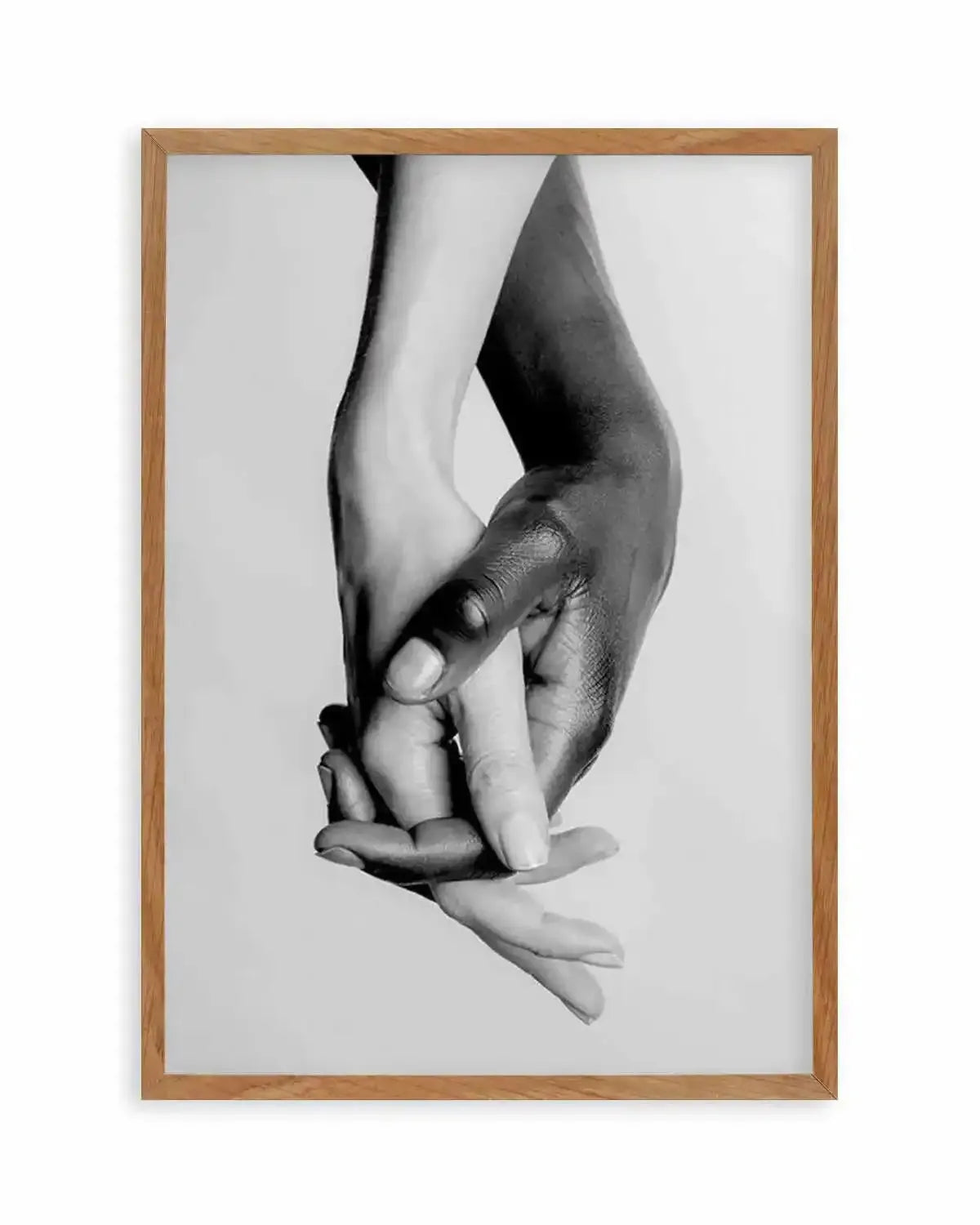 Holding Hands II Art Print from Olive et Oriel where you can shop wallpaper and artworks online