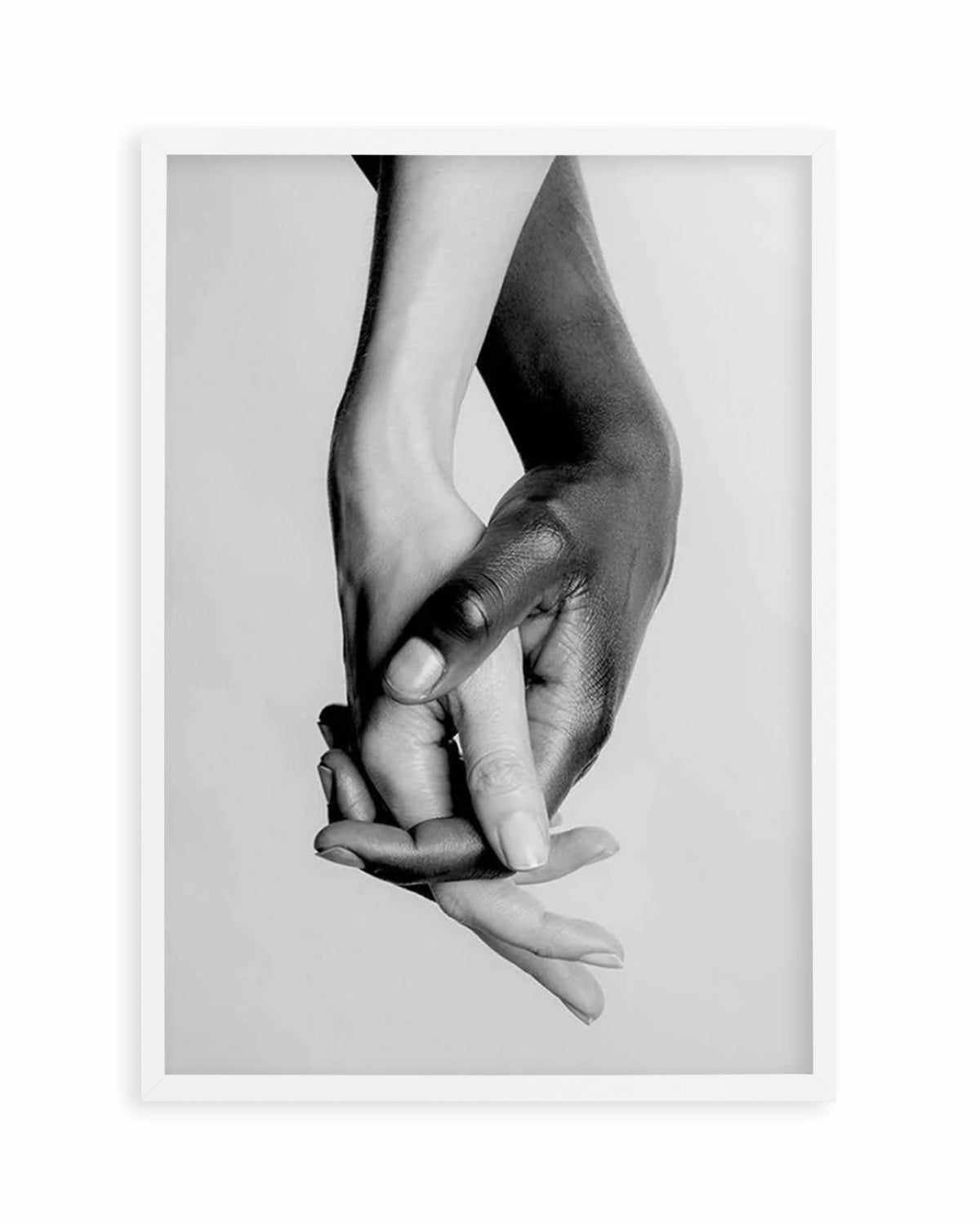 Holding Hands II Art Print