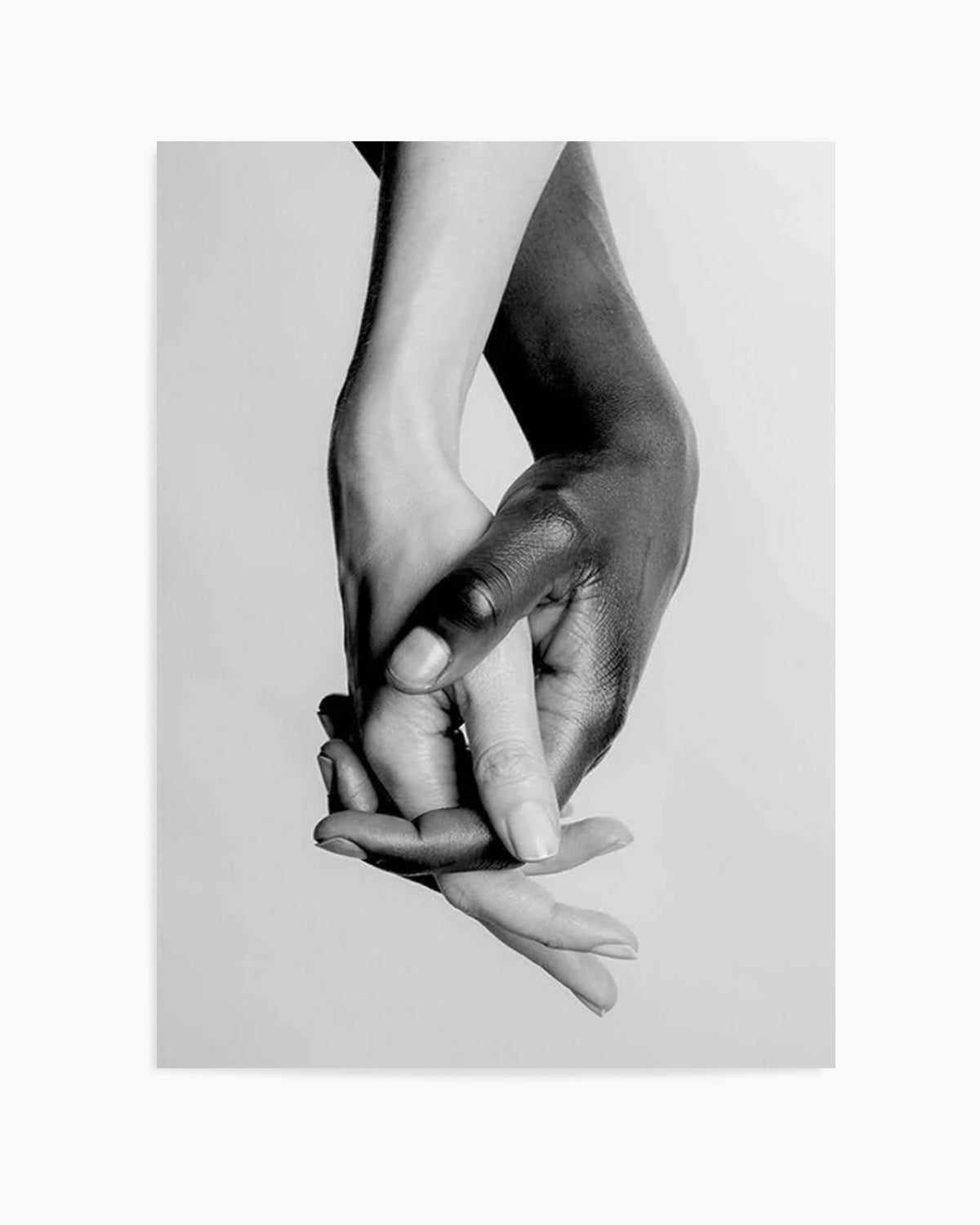 Holding Hands II Art Print