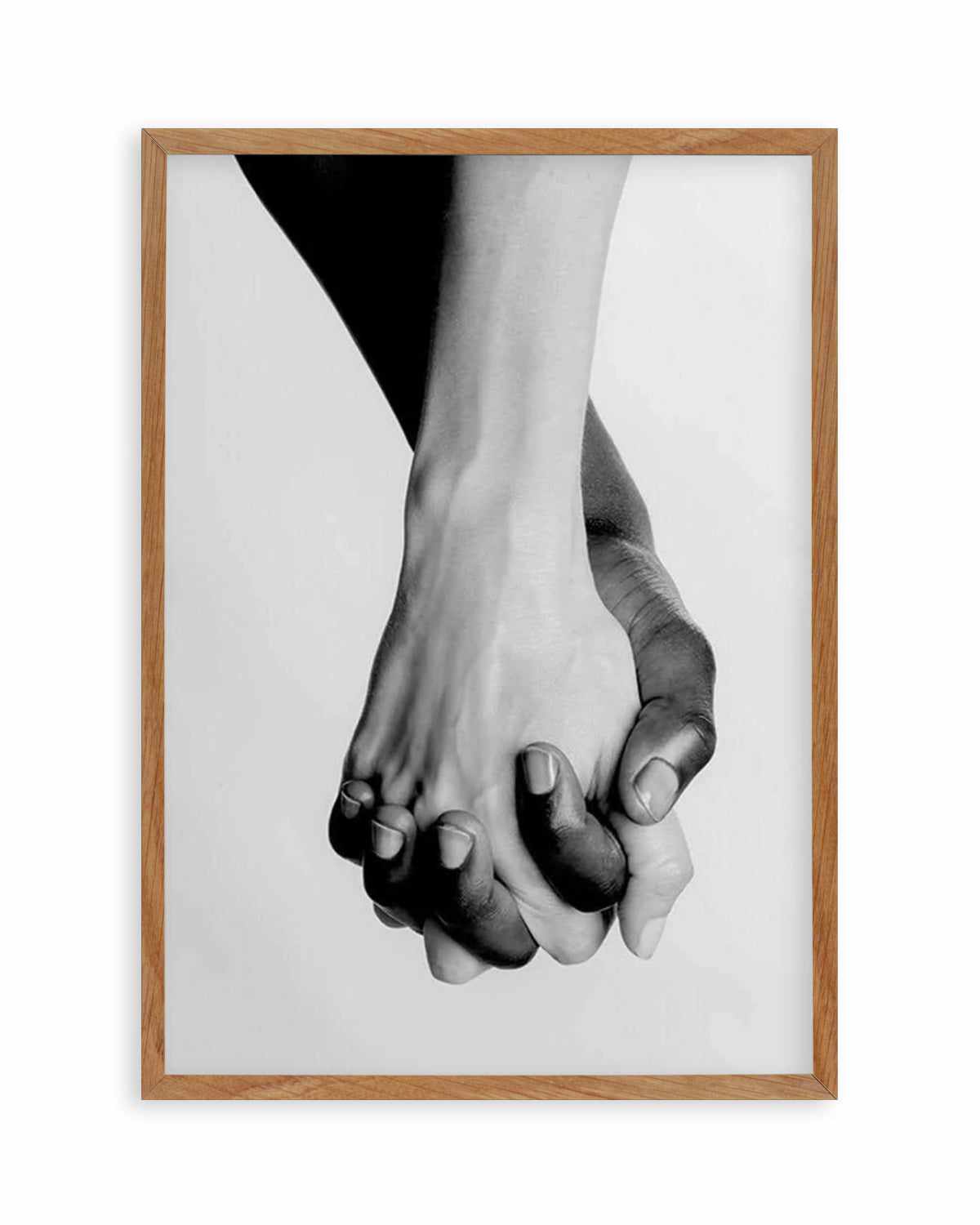 Holding Hands III Art Print