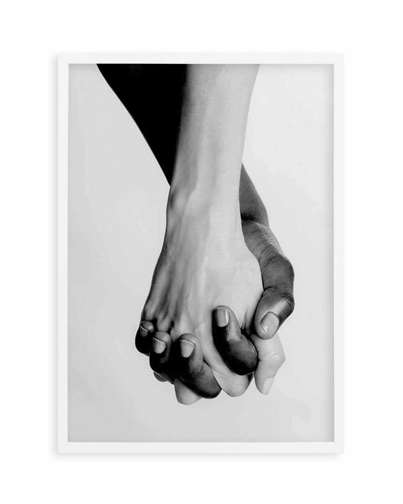 Holding Hands III Art Print