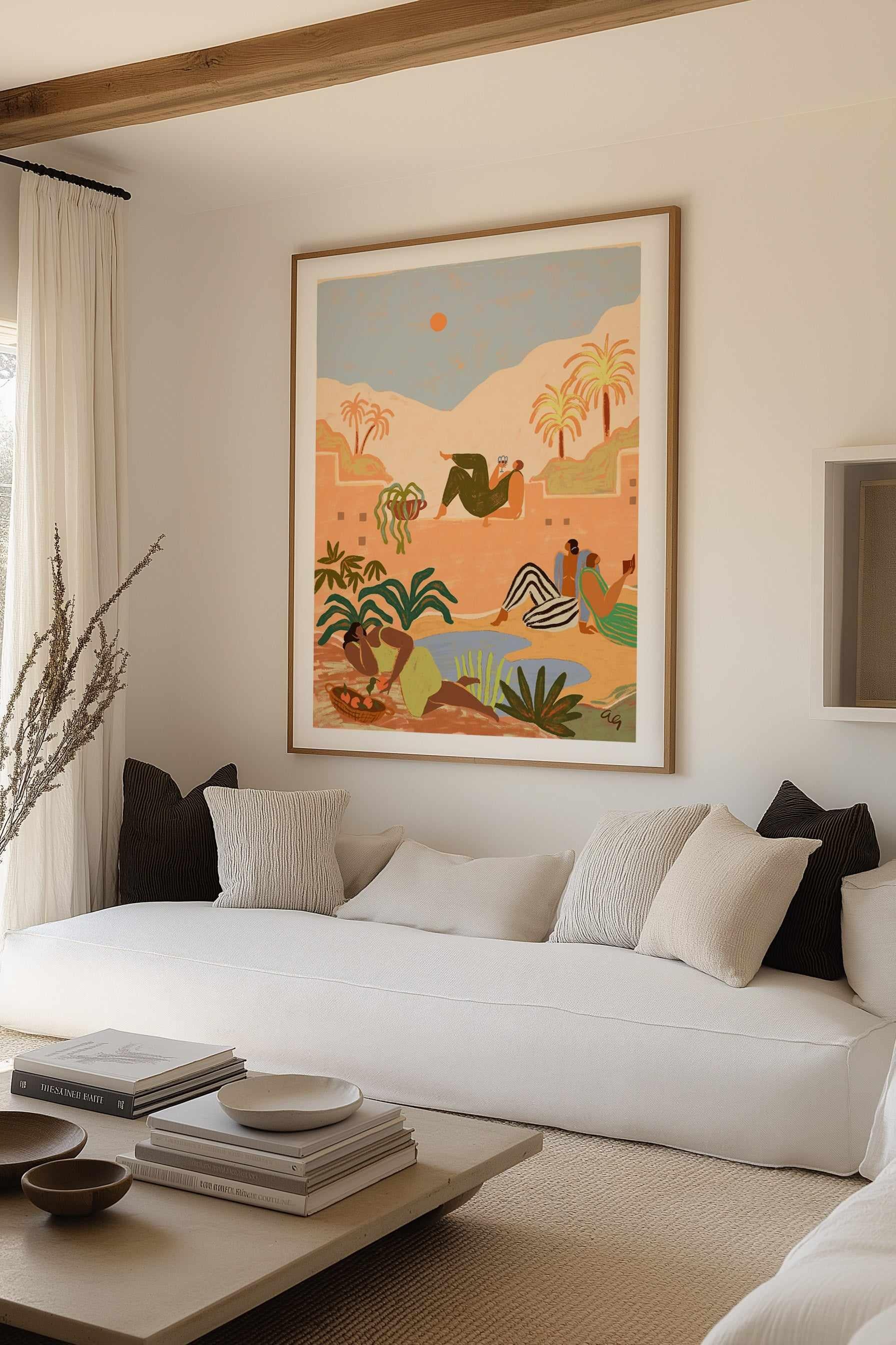 Holiday by Arty Guava | Art Print from Olive et Oriel where you can shop wallpaper and artworks online